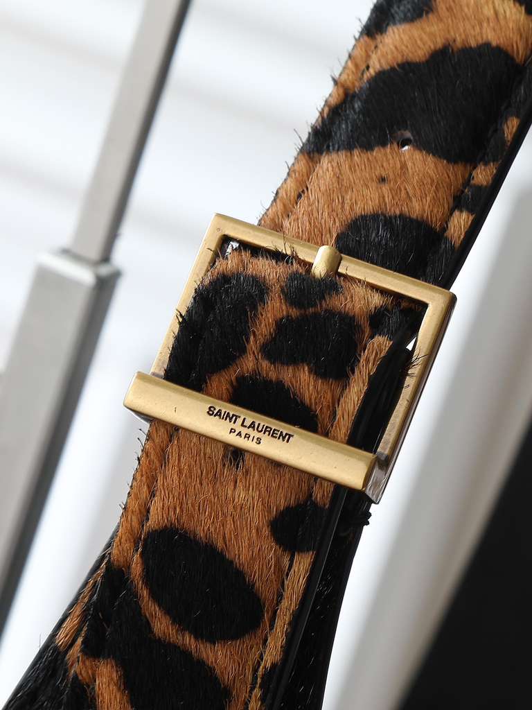 YSL Saint Laurent leopard crossbody bag