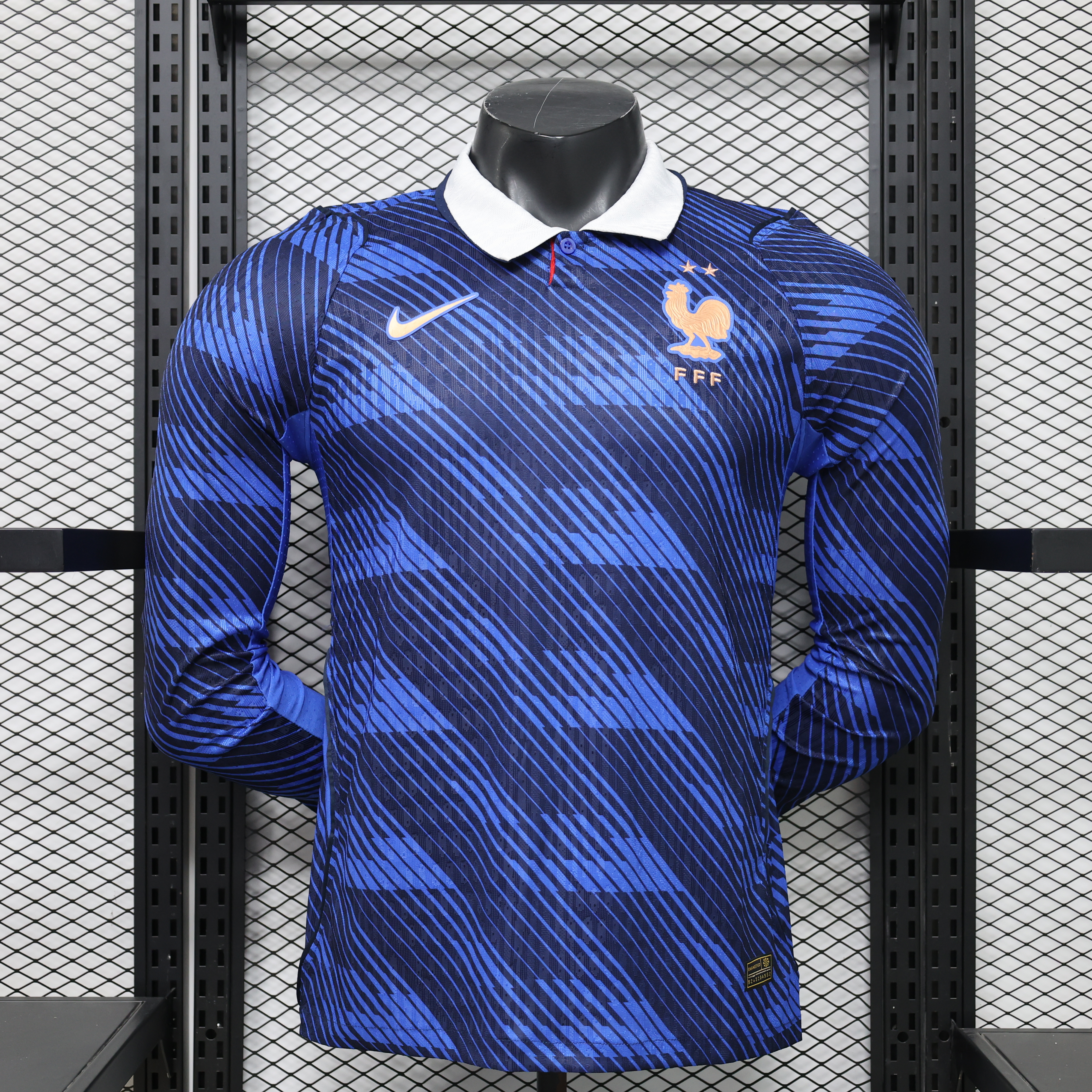 Player Version 2026 World Cup France Home Jersey Long Sleeves S-3XL