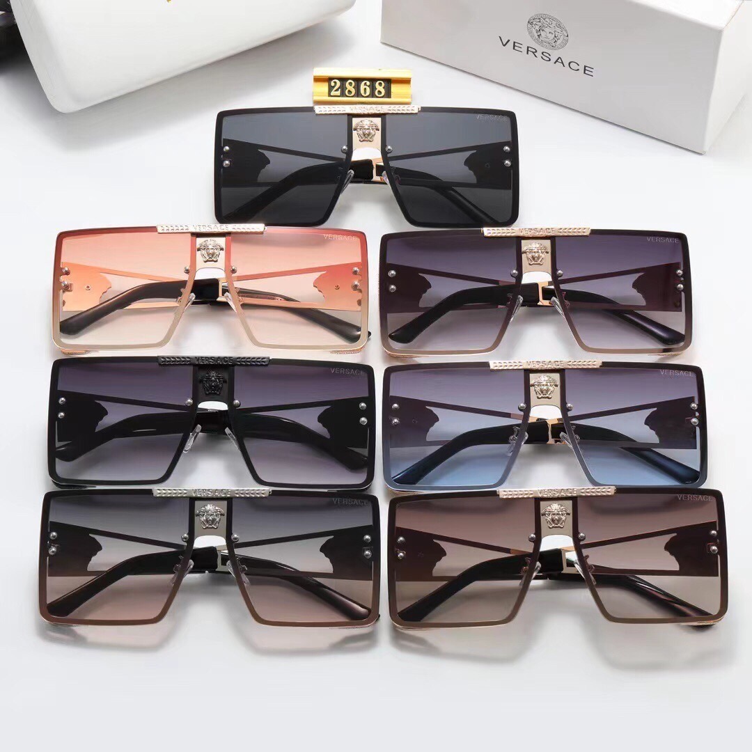 Versace Medusa Biggie Oversized Shield Sunglasses Top quality - KAIROO