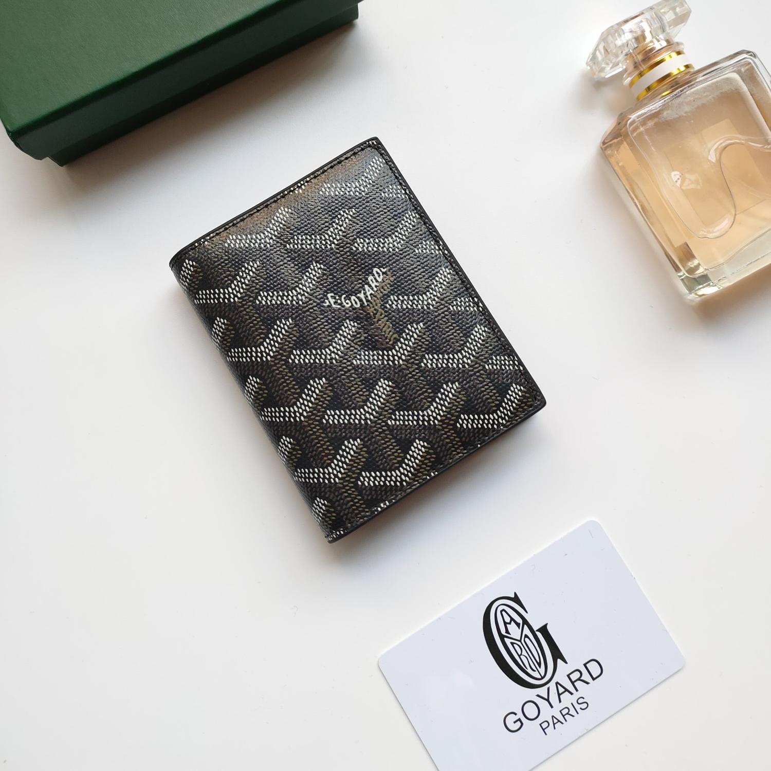 Goyard Saint-Marc Leather Card Holder wallet