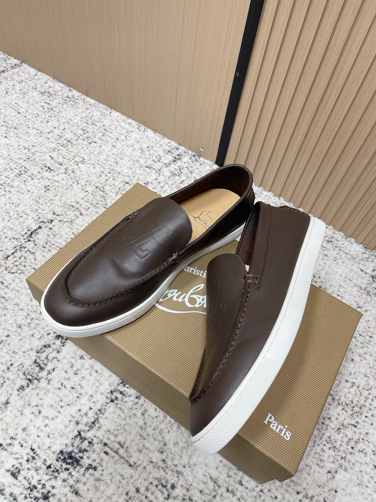 Christian Louboutin Men's leather loafer