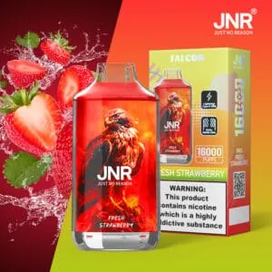 JNR Falcon 16K Rechargeable Disposable Vape – Fresh Strawberry