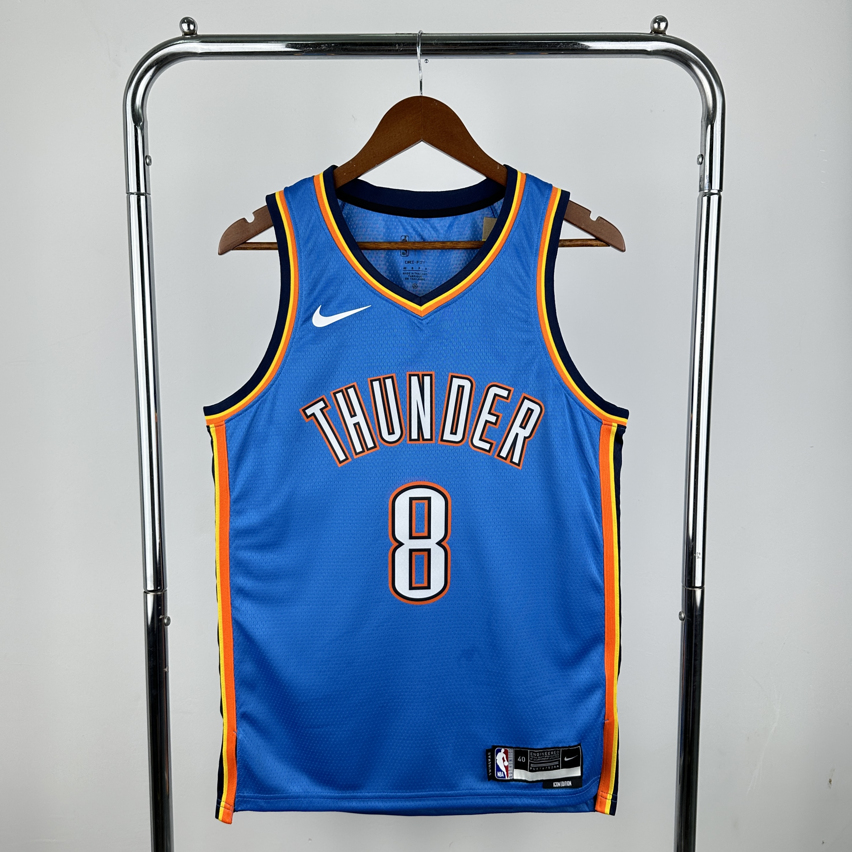 23 Season Oklahoma City Thunder Blue No.8