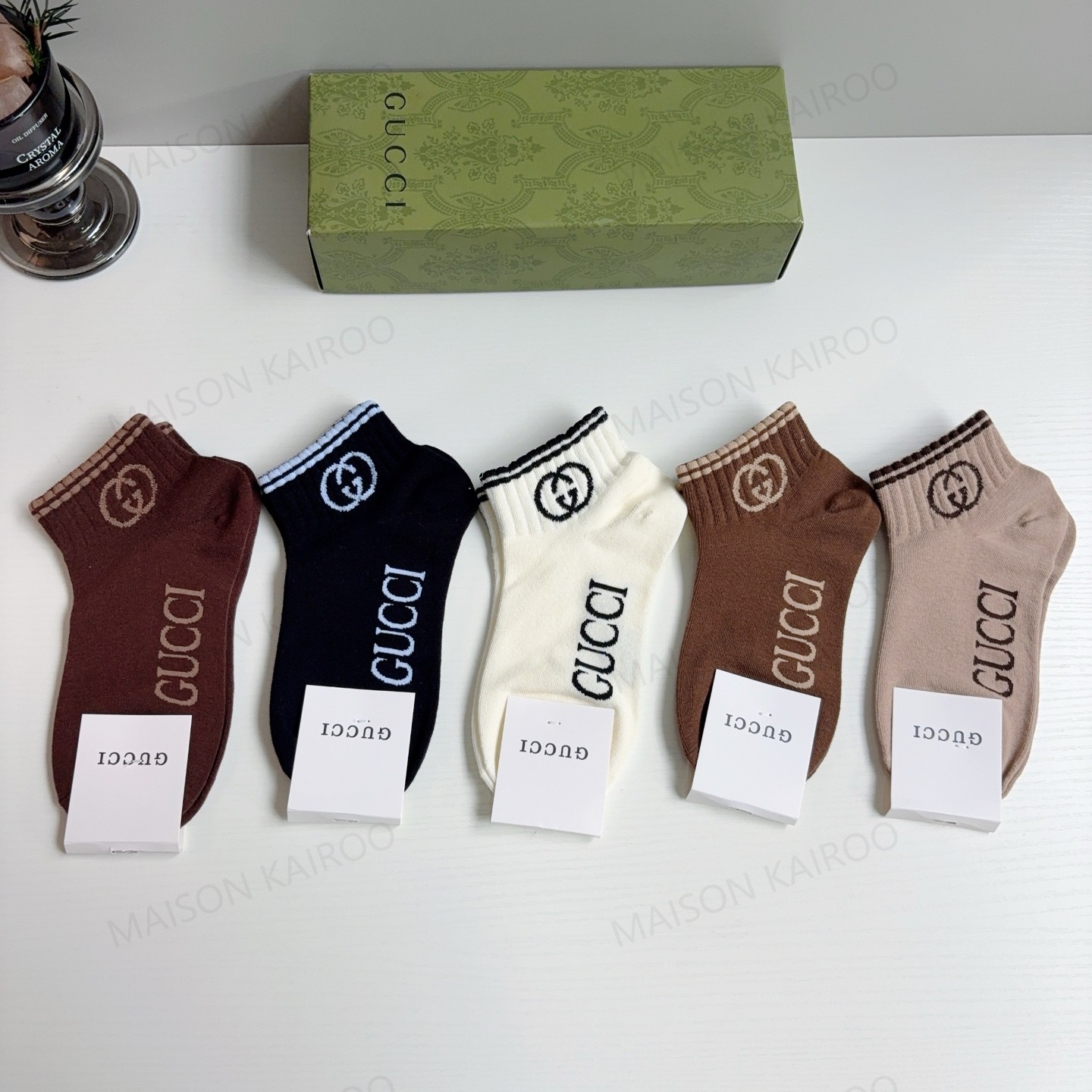 Gucci Socks 5-Pack - KAIROO