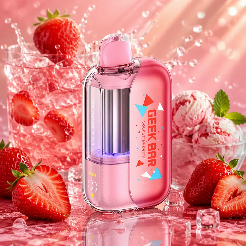Geek Bar CLR 50K Disposable Vape - Sour Strawberry