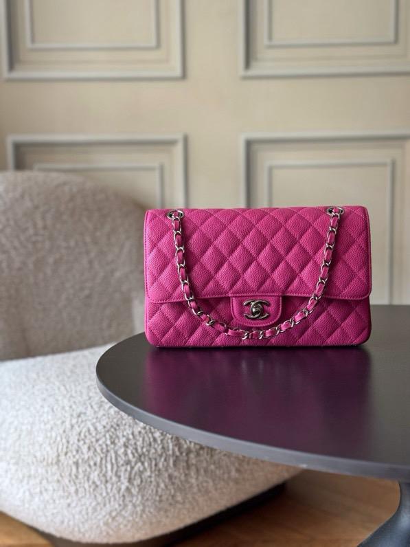 Chanel Fla0 1112 CF Caviar skin crossbody bag