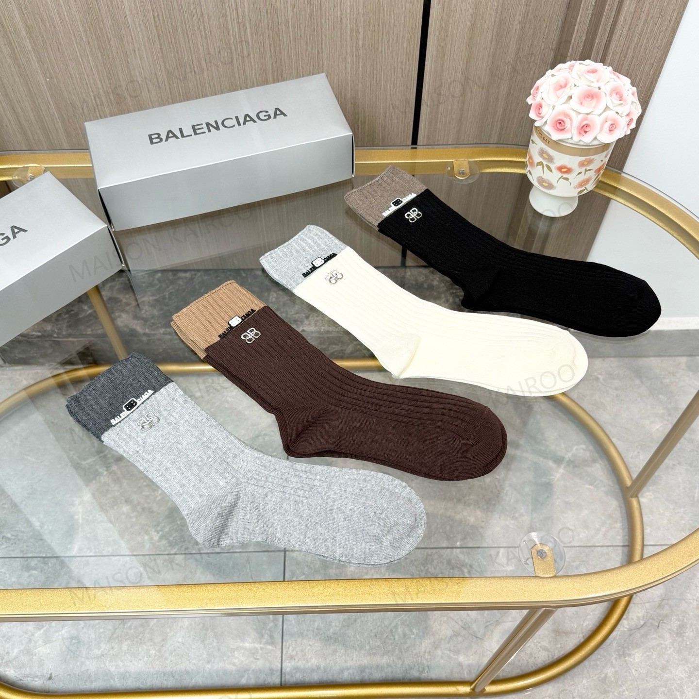 Balenciaga Socks 4-Pack - KAIROO