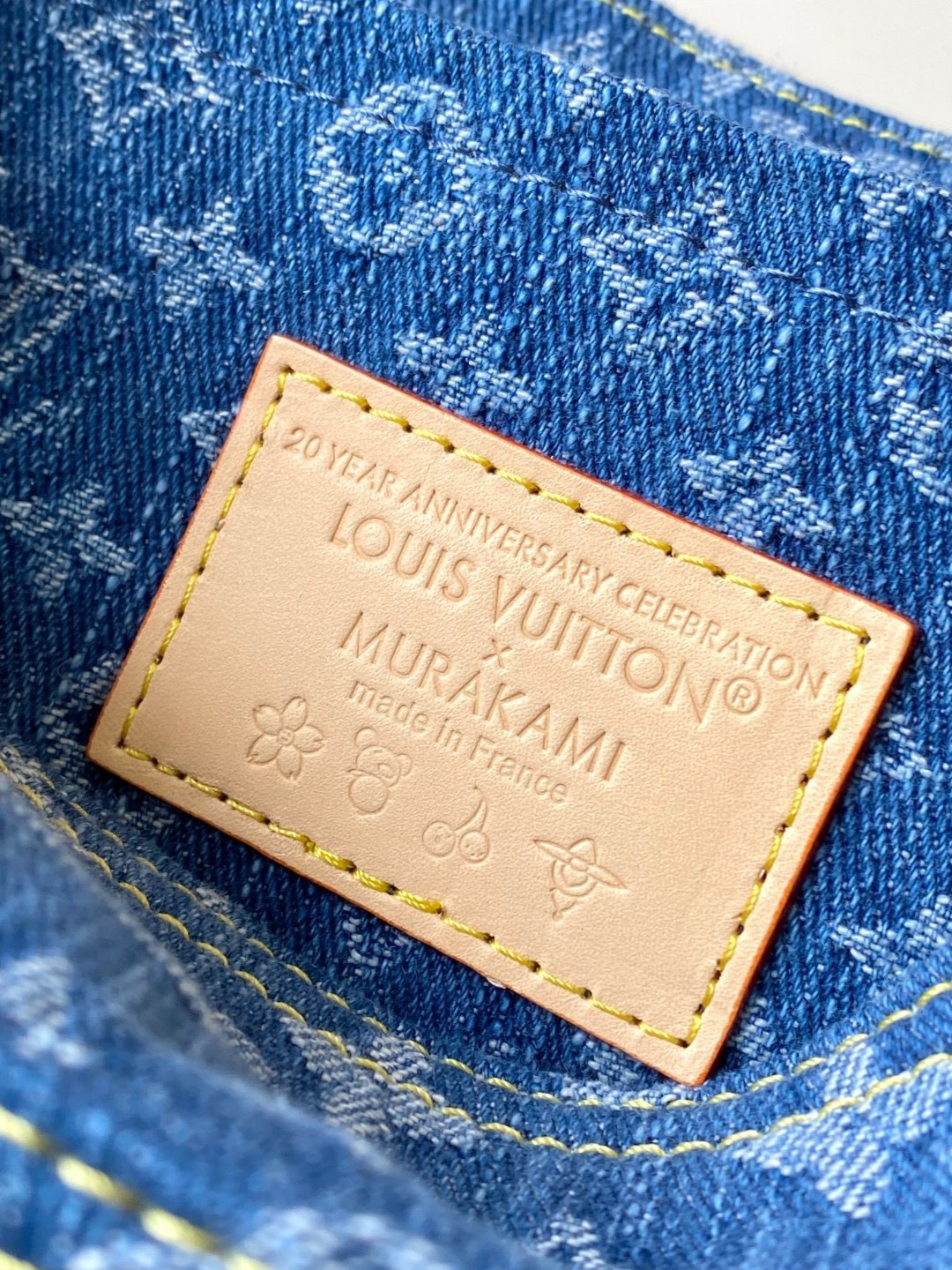 Louis Vuitton LV Denim Monogram Cherry Crossbody Bag