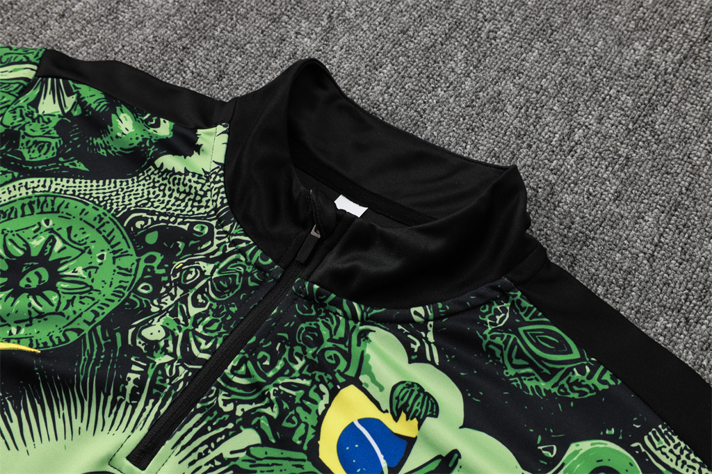 Brazil Kids Training Suit 24/25 | Soc Jersey - Premium Football Jersey