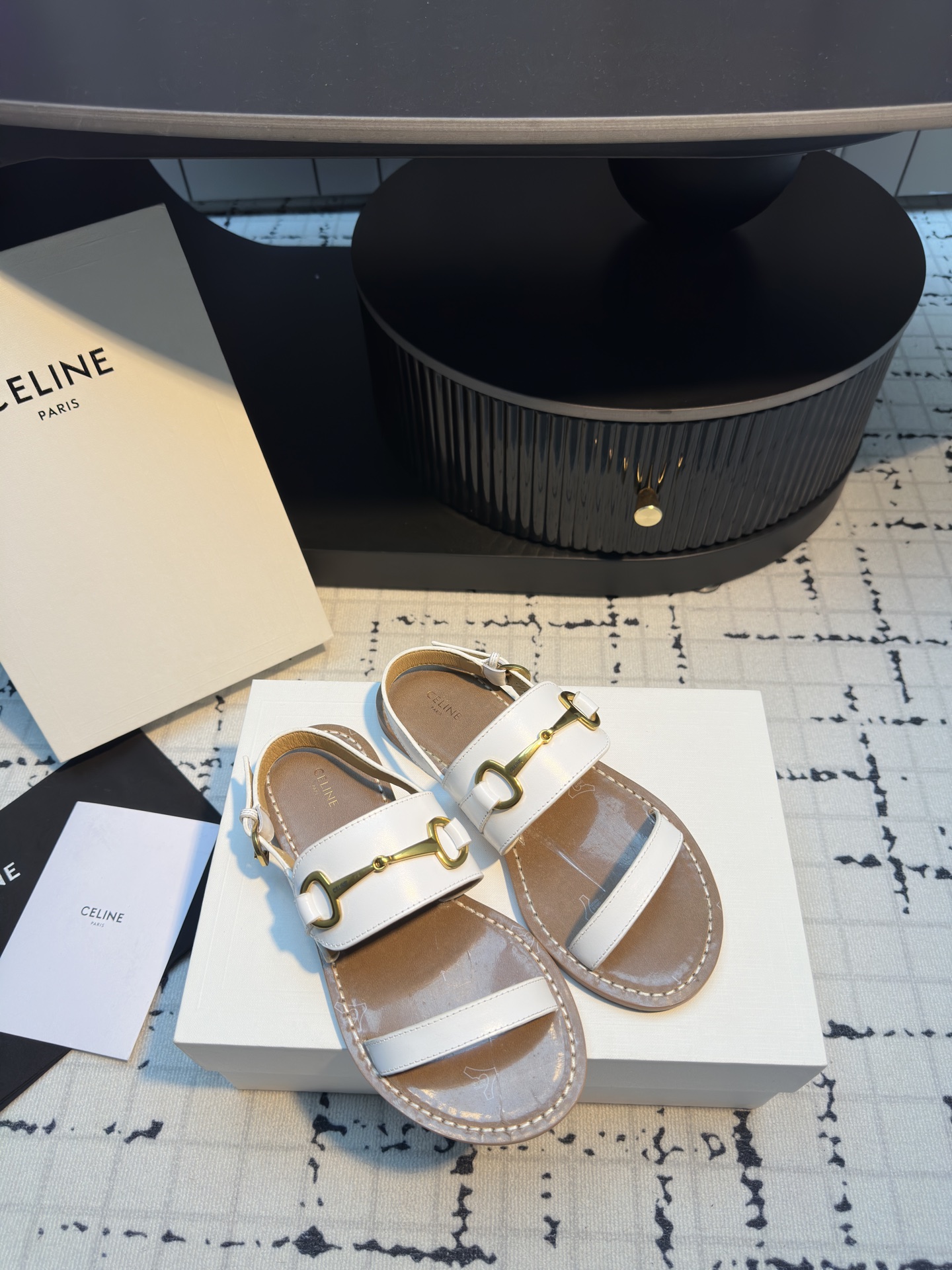 Celine Women's Leather Sandals