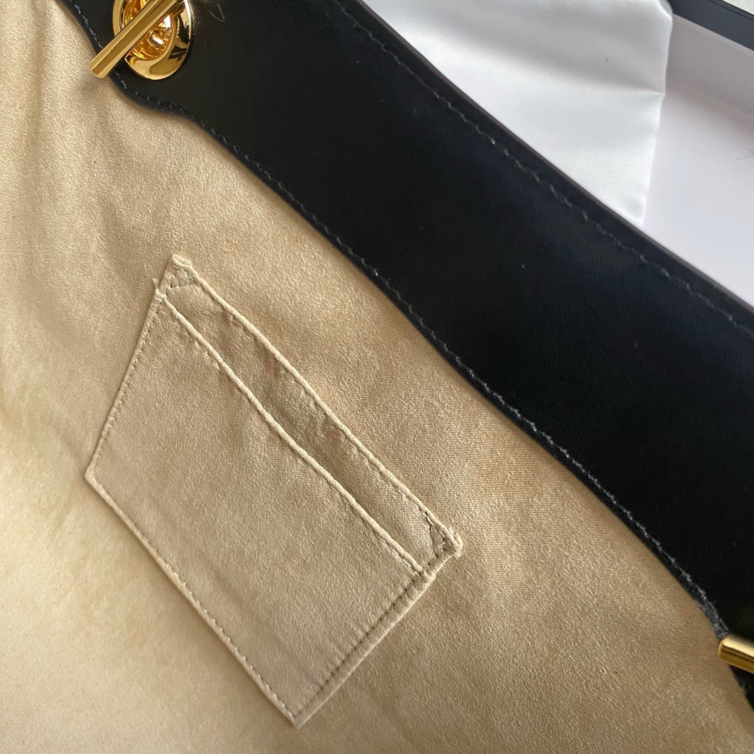 Gucci padlock series lock double shoulder strap handbag