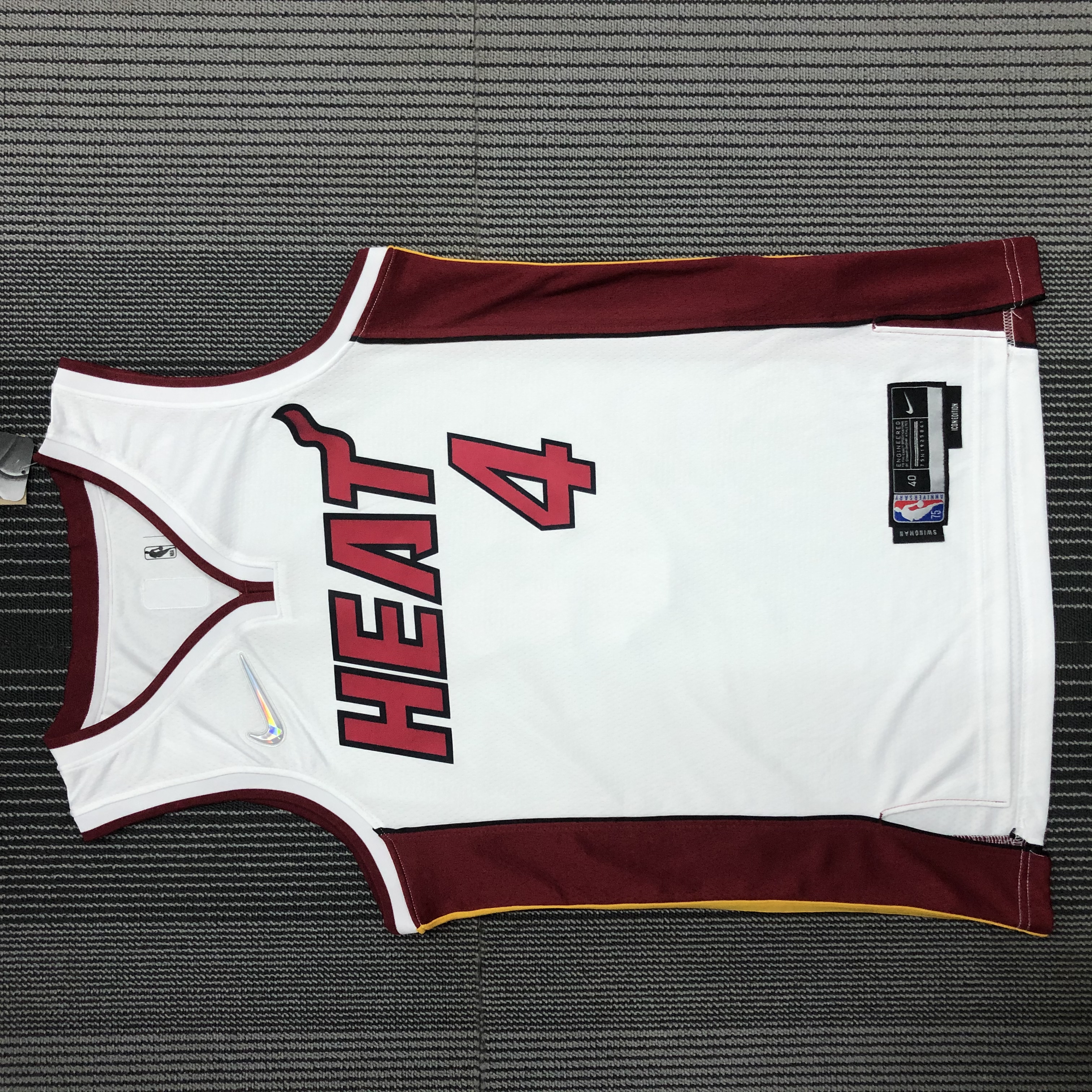 75TH anniversary  Miami Heat White  No.4 OLADIPO