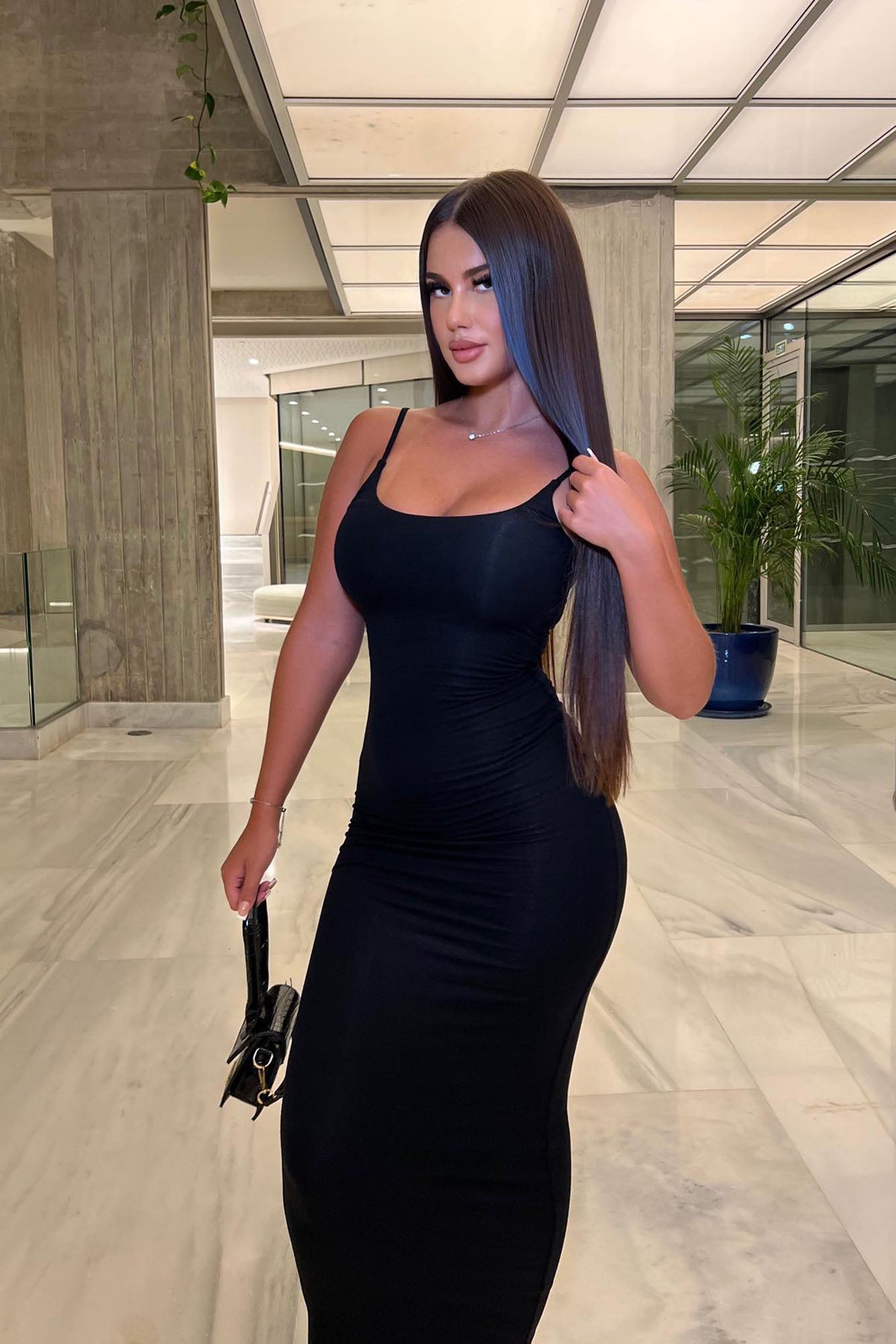 Ajay Maxi Dress - Black