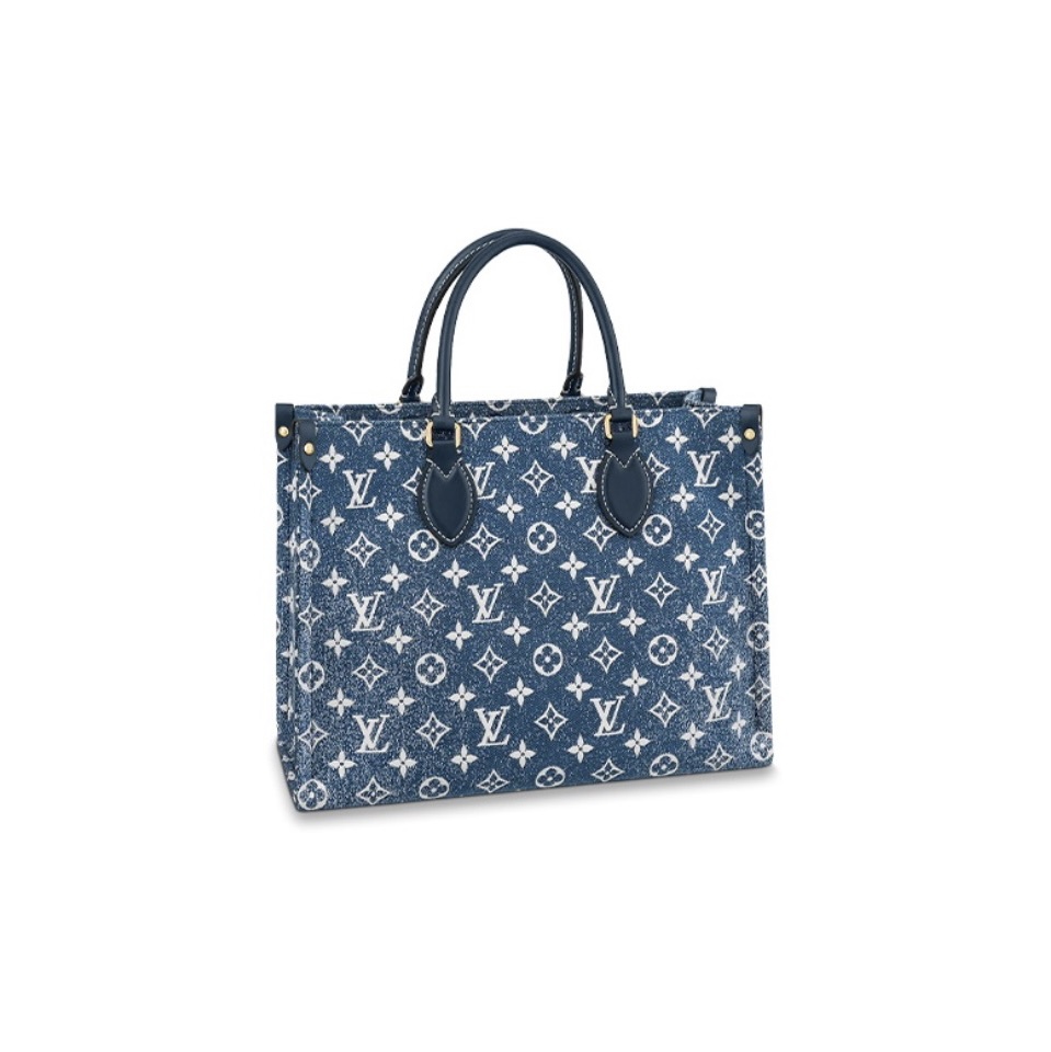 Louis Vuitton LV ONTHEGO Denim Bag