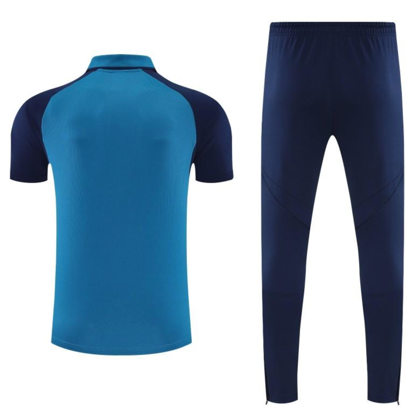 26/27 Arsenal Blue Polo Training Shirt + Long Pants Tracksuit S-2XL