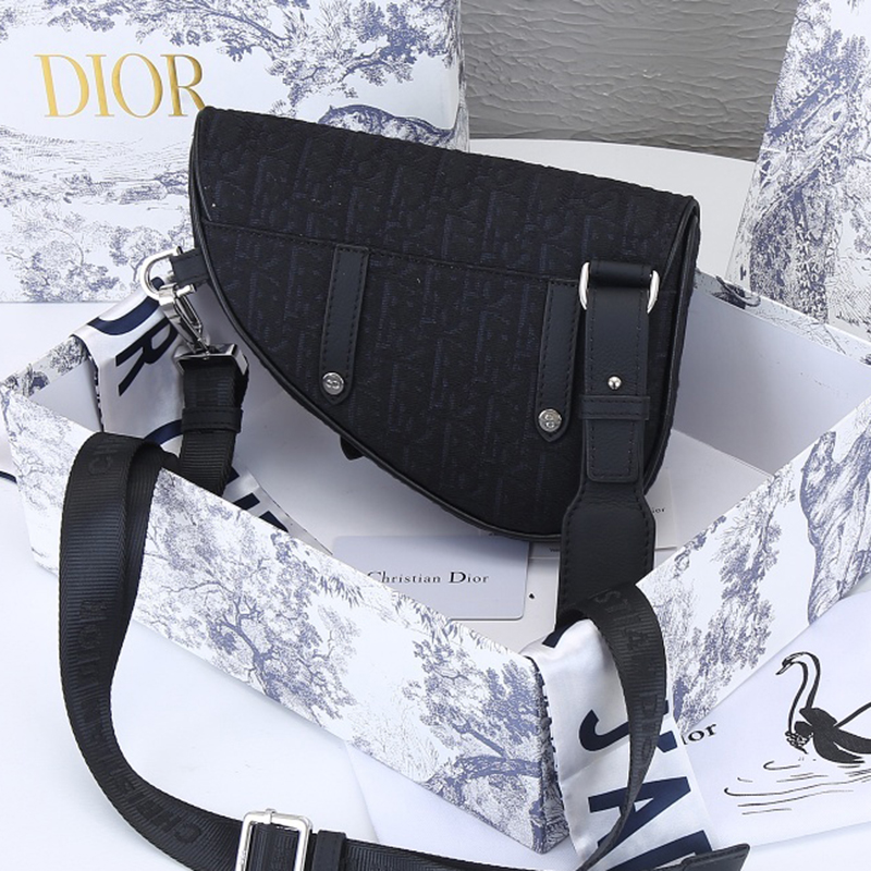 Dior SADDLE Bag Mini Saddle Bag with Original Bo*