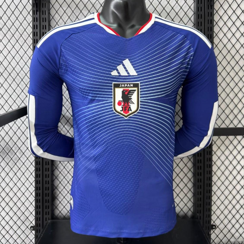 2026 World Cup Player Japan Home Long Sleeve Jersey S-2XL