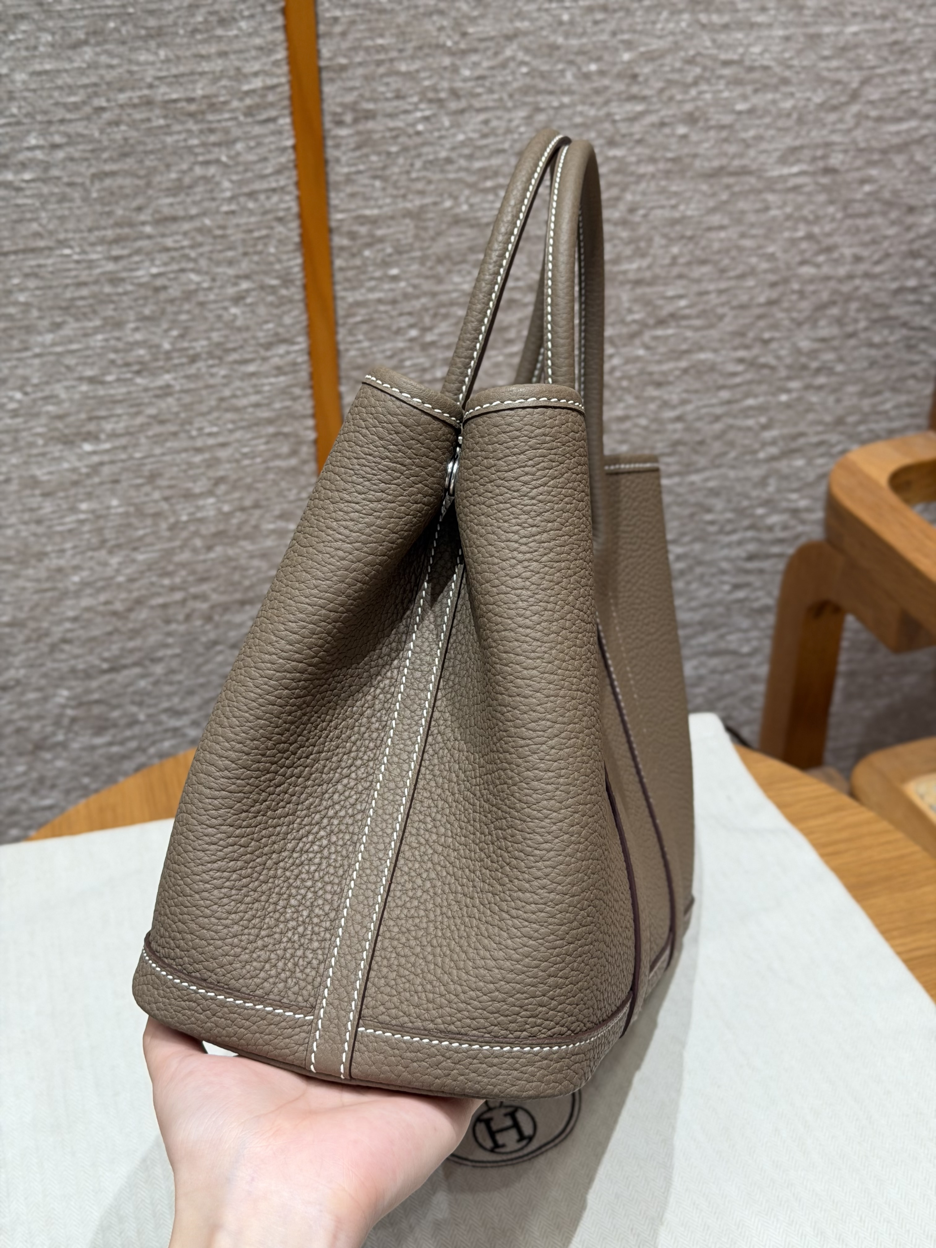 Hermes Etoupe Negonda Garden Party 30 TPM