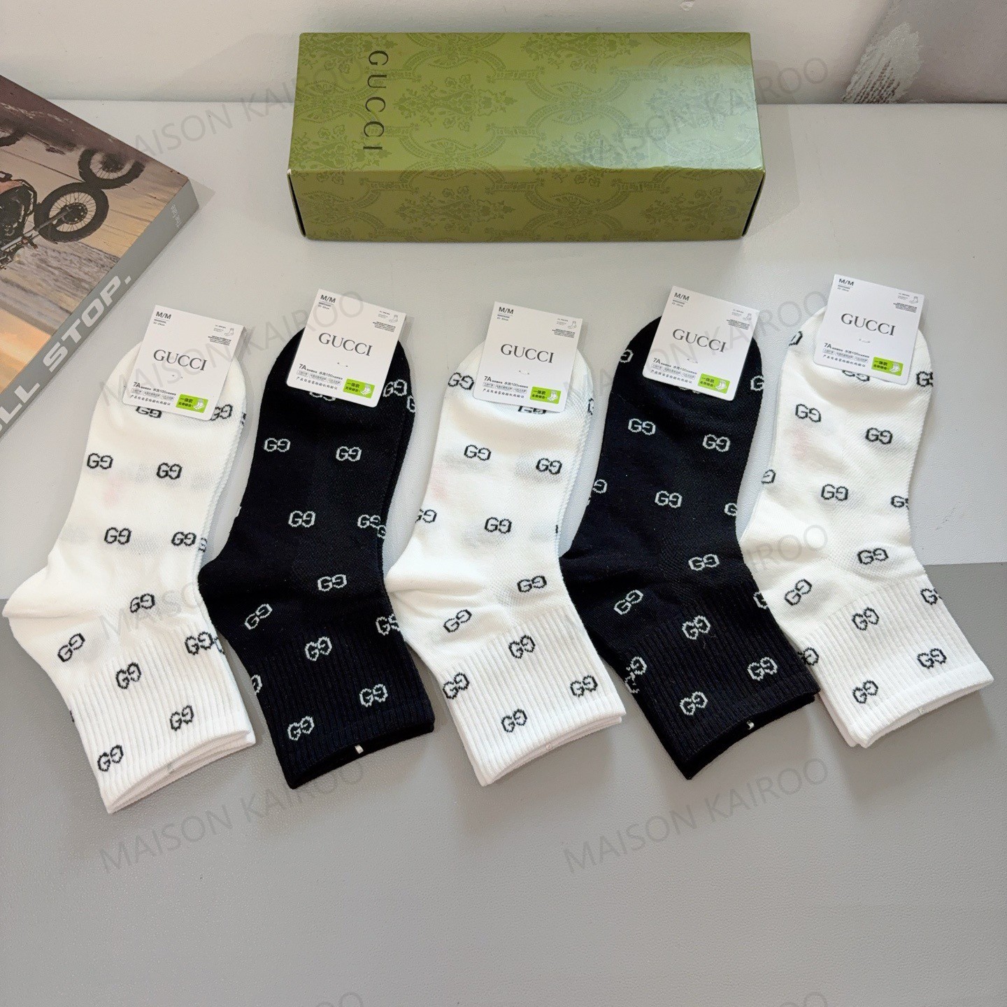 Gucci Socks 5-Pack - KAIROO