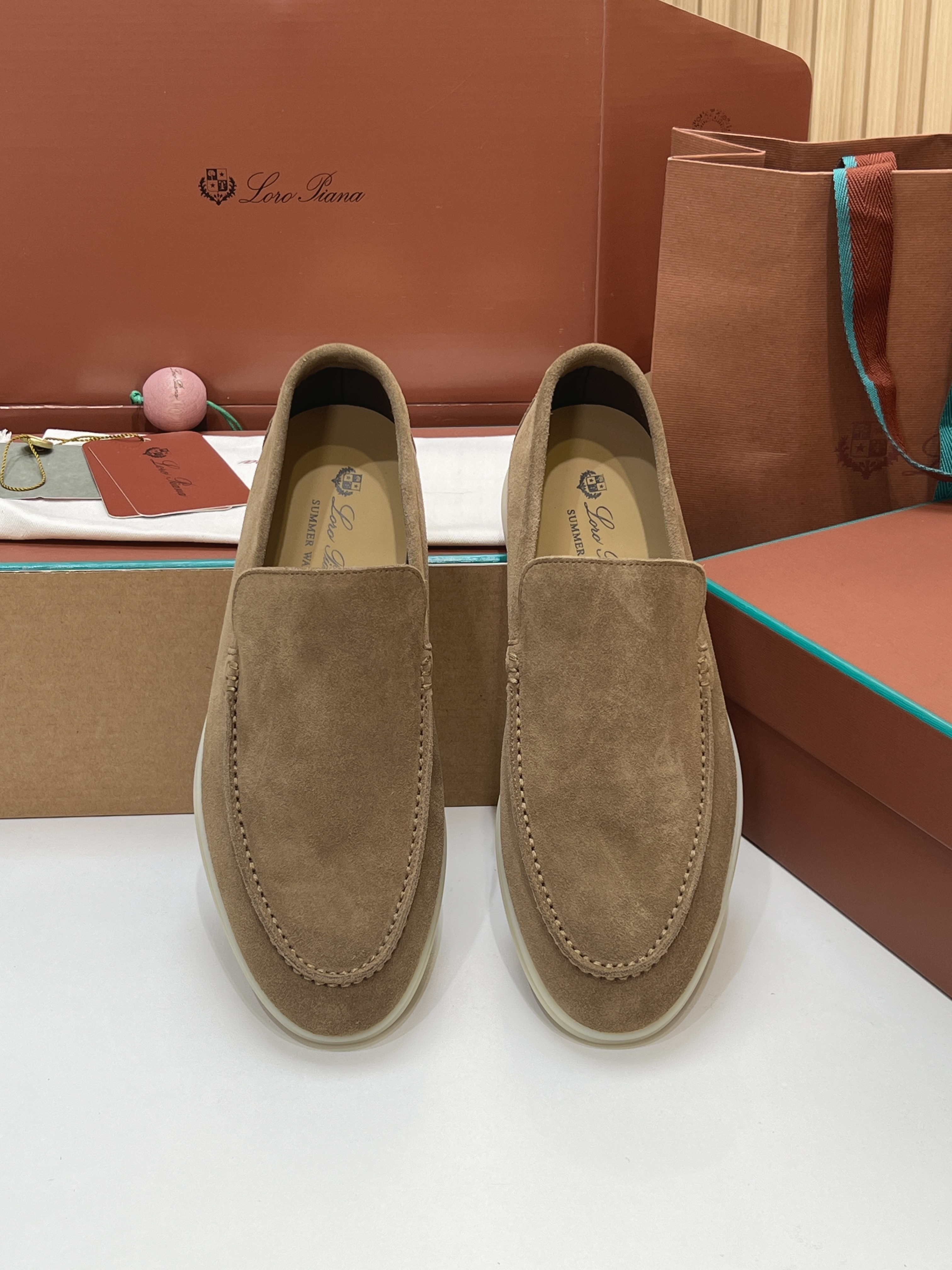 Loro Piana Men's Suede Loafer