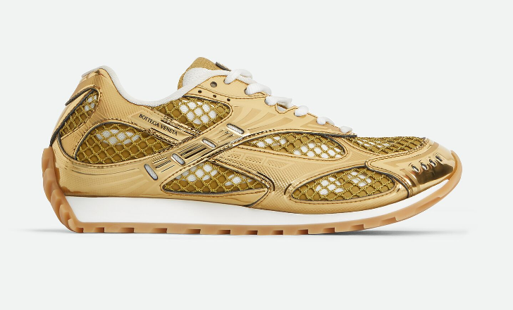 Bottega Orbit Women's Sneaker in Gold