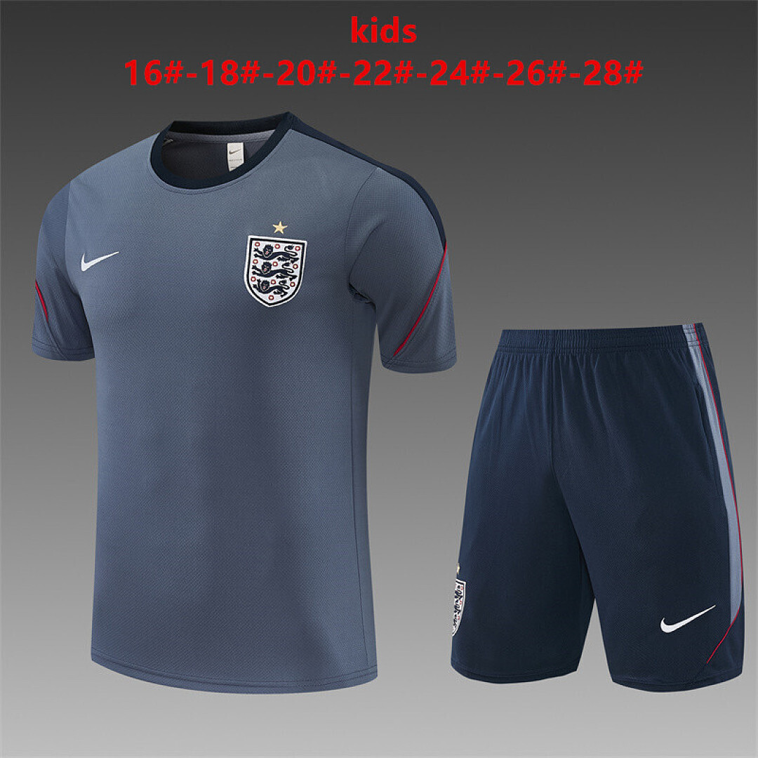 England Kids Training Short sleeve Suit 2026