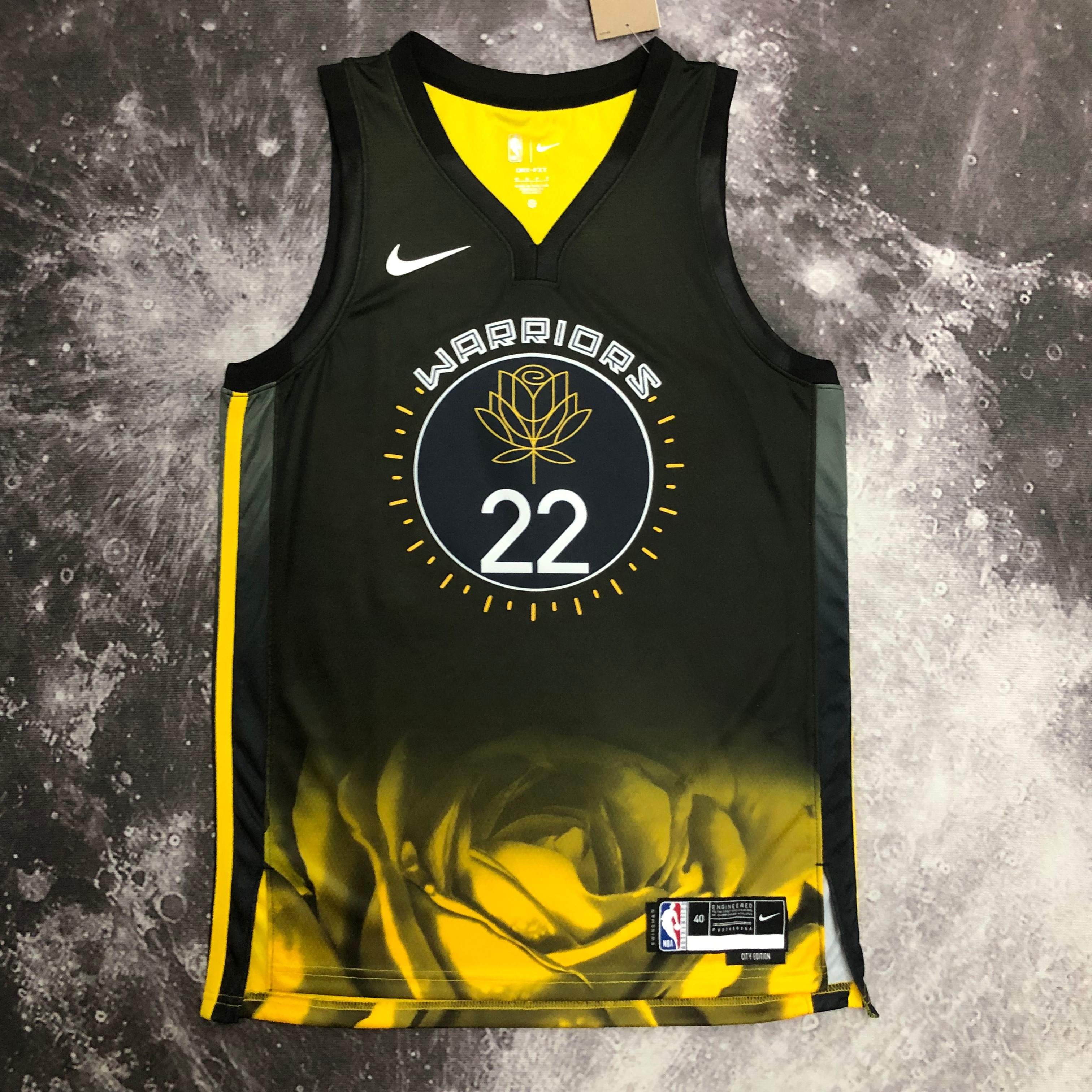 Season 23 Warriors City Edition No.22 Wiggins