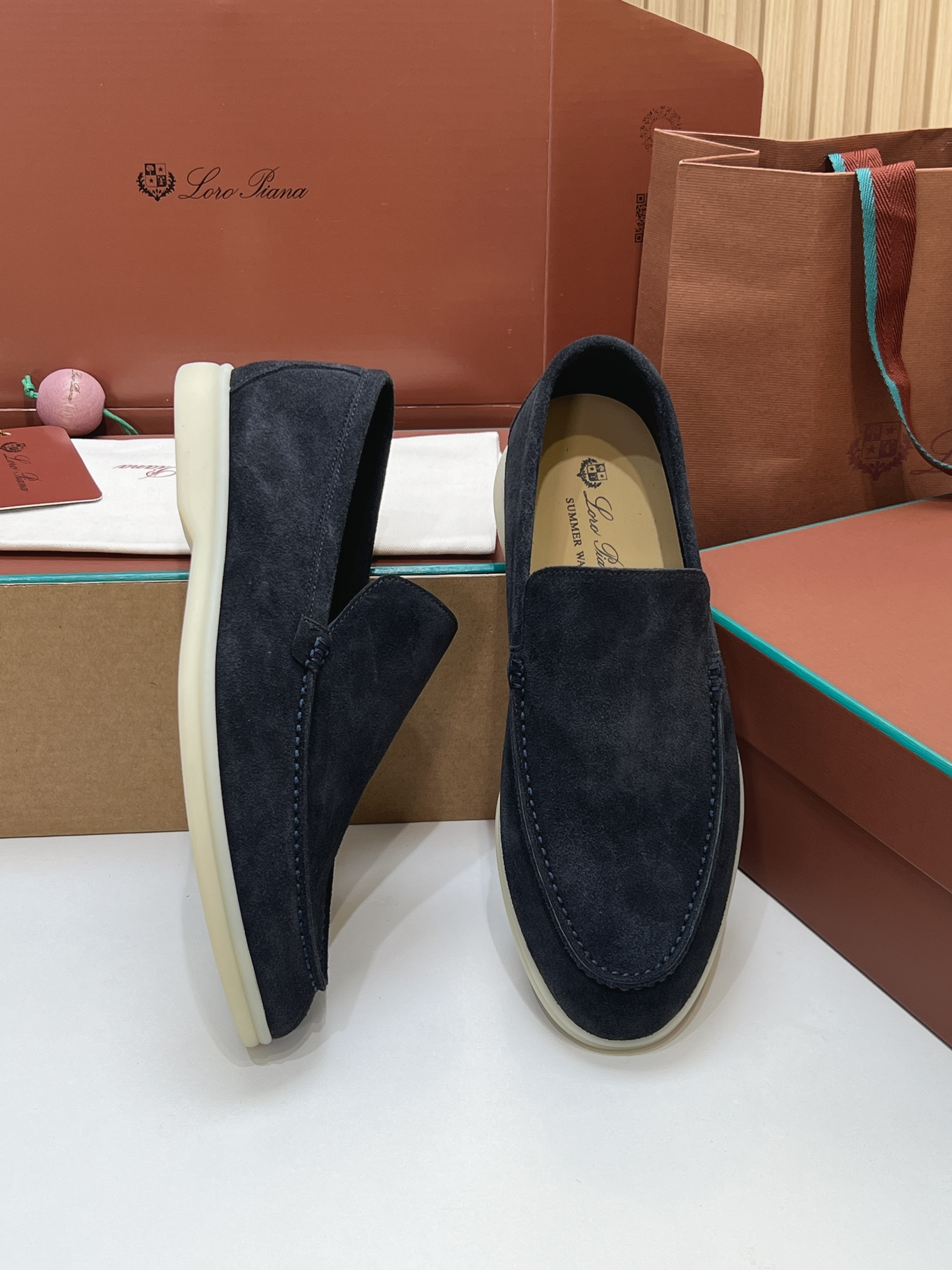 Loro Piana Men's Suede Loafer