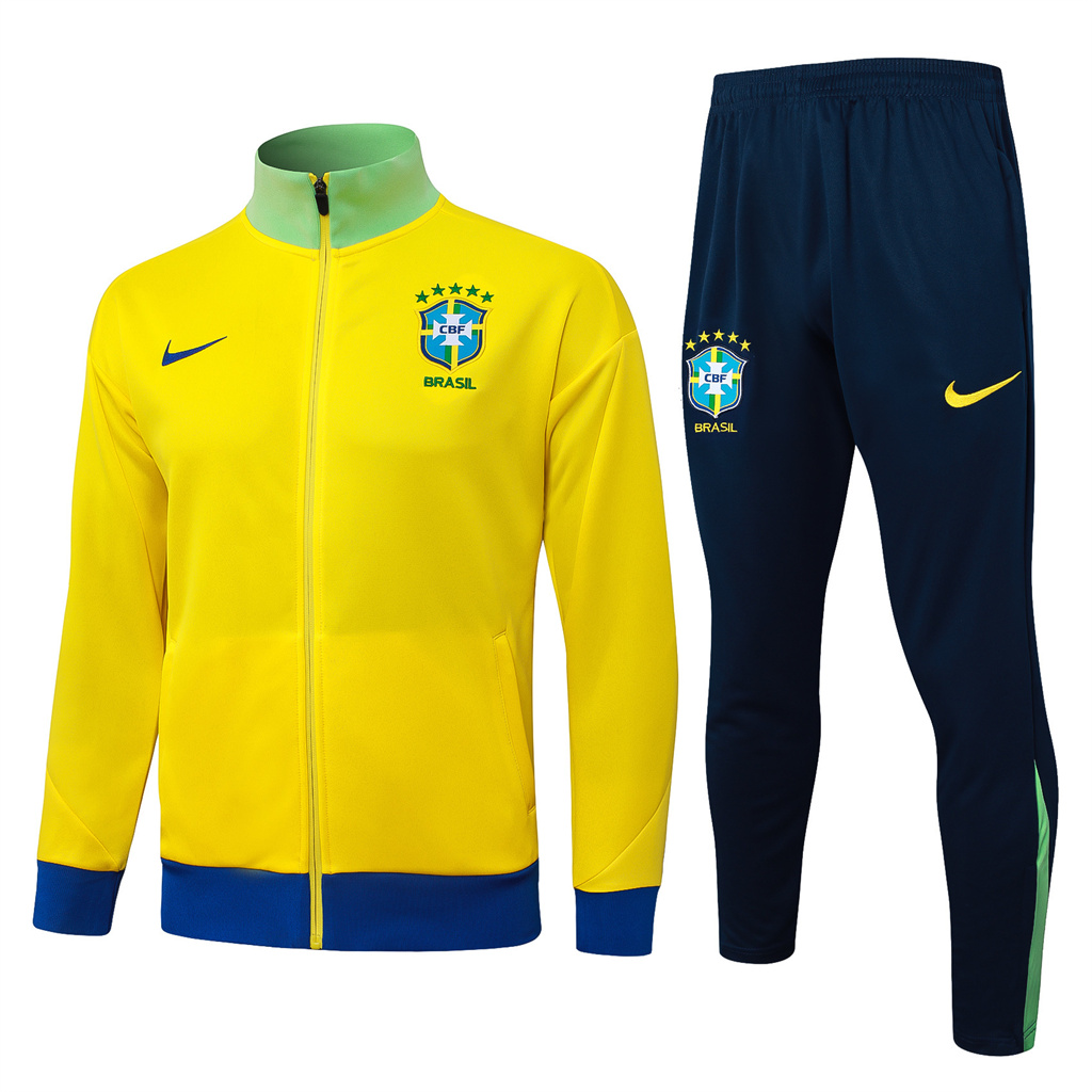 Brazil Training Jacket Suit 25/26 | Soc Jersey - Premium Football Jersey