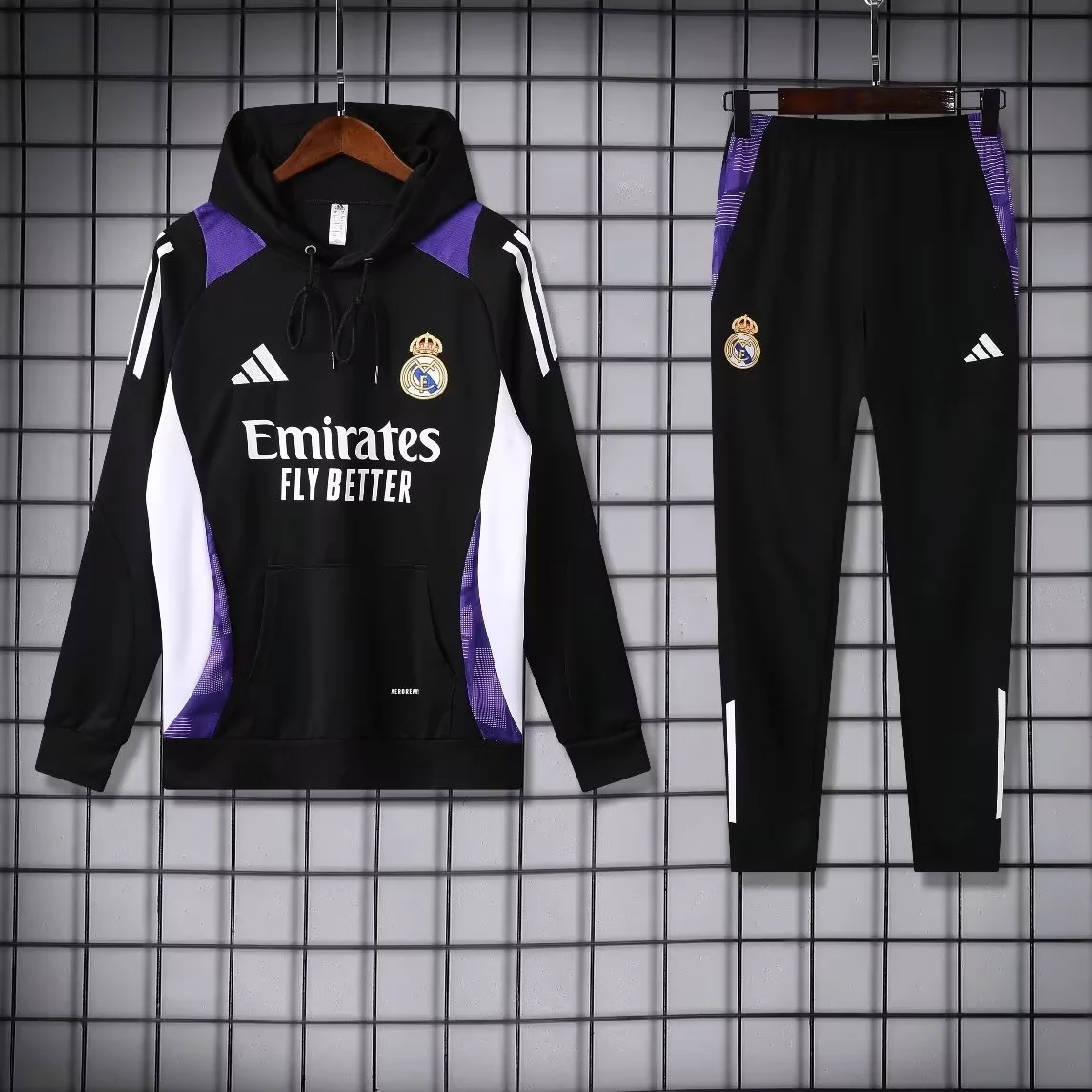 Hooded long-sleeve Real Madr¡d 24/25  suit