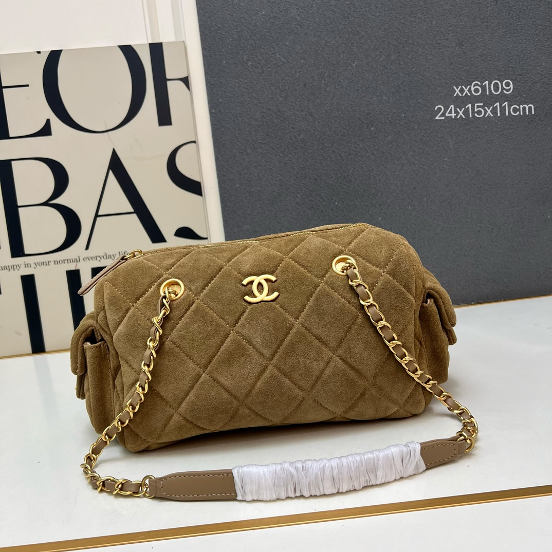 CHANEL bowling bag
