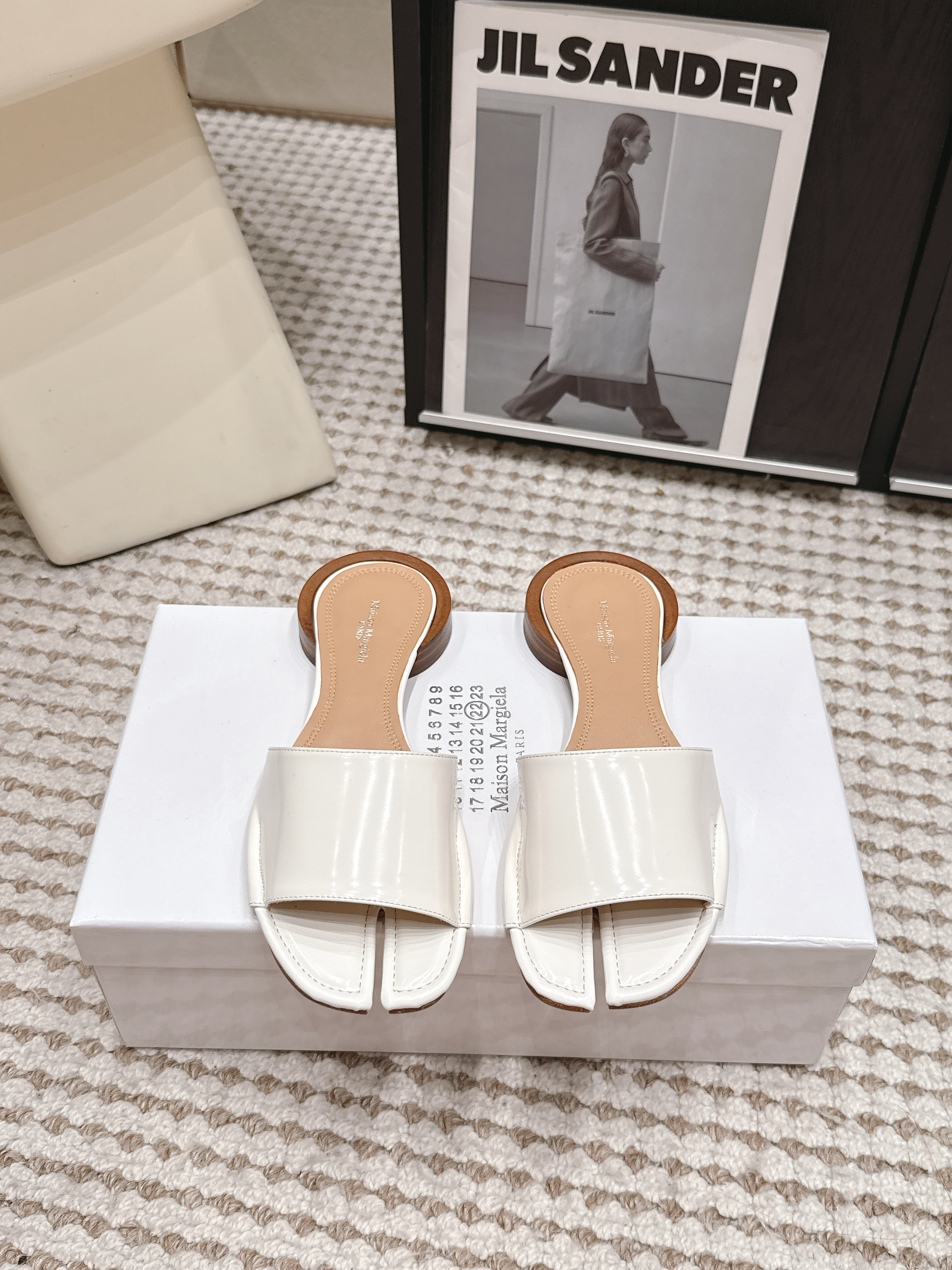 Maison Margiela Tabi Mule in Nappa leather