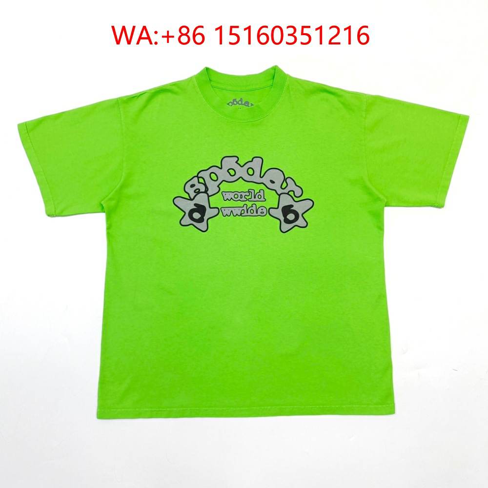 1:1 SP5DER WORLDWIDE T-shirt 01 Collection for men, Streetwear tee