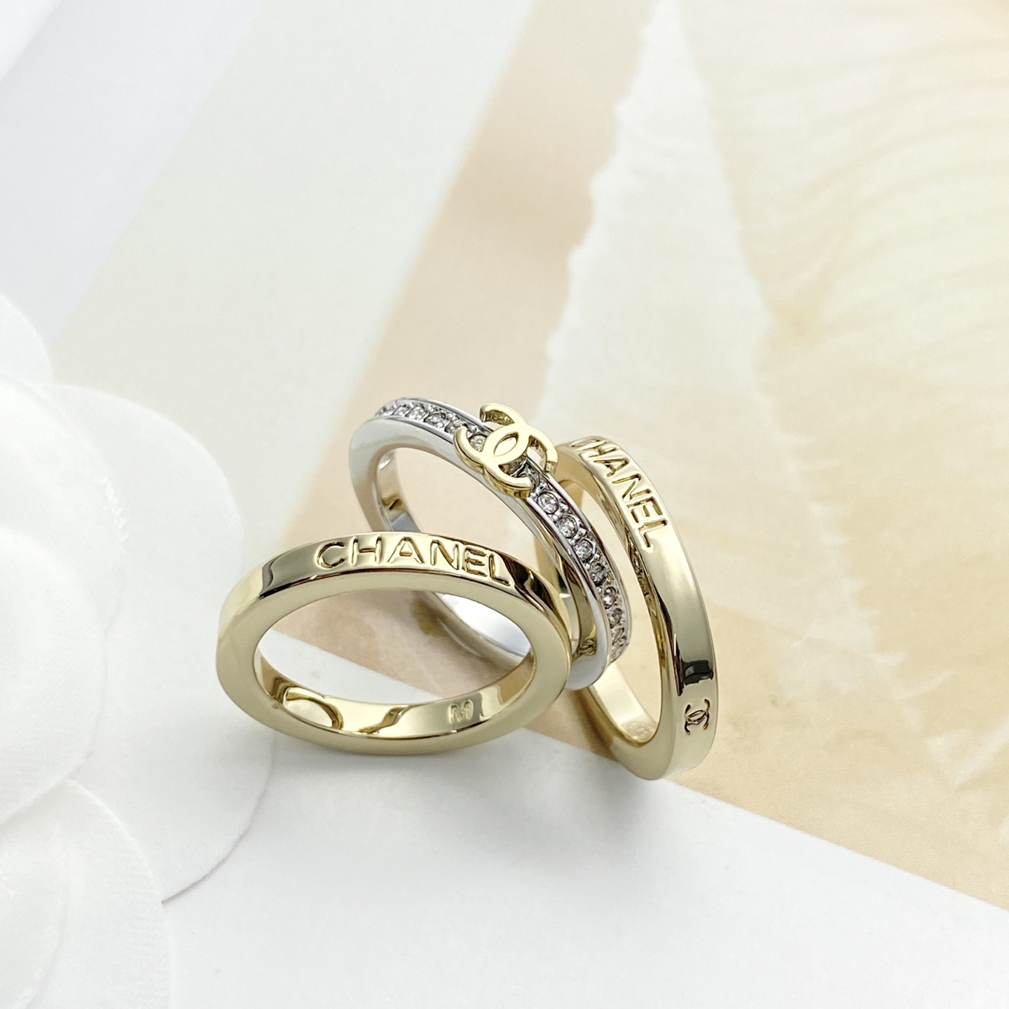 Chanel Triple Rings ( 3 pices)