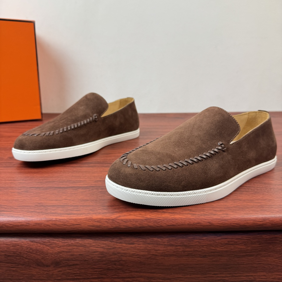 Hermes Men's Mind Suedeloafer