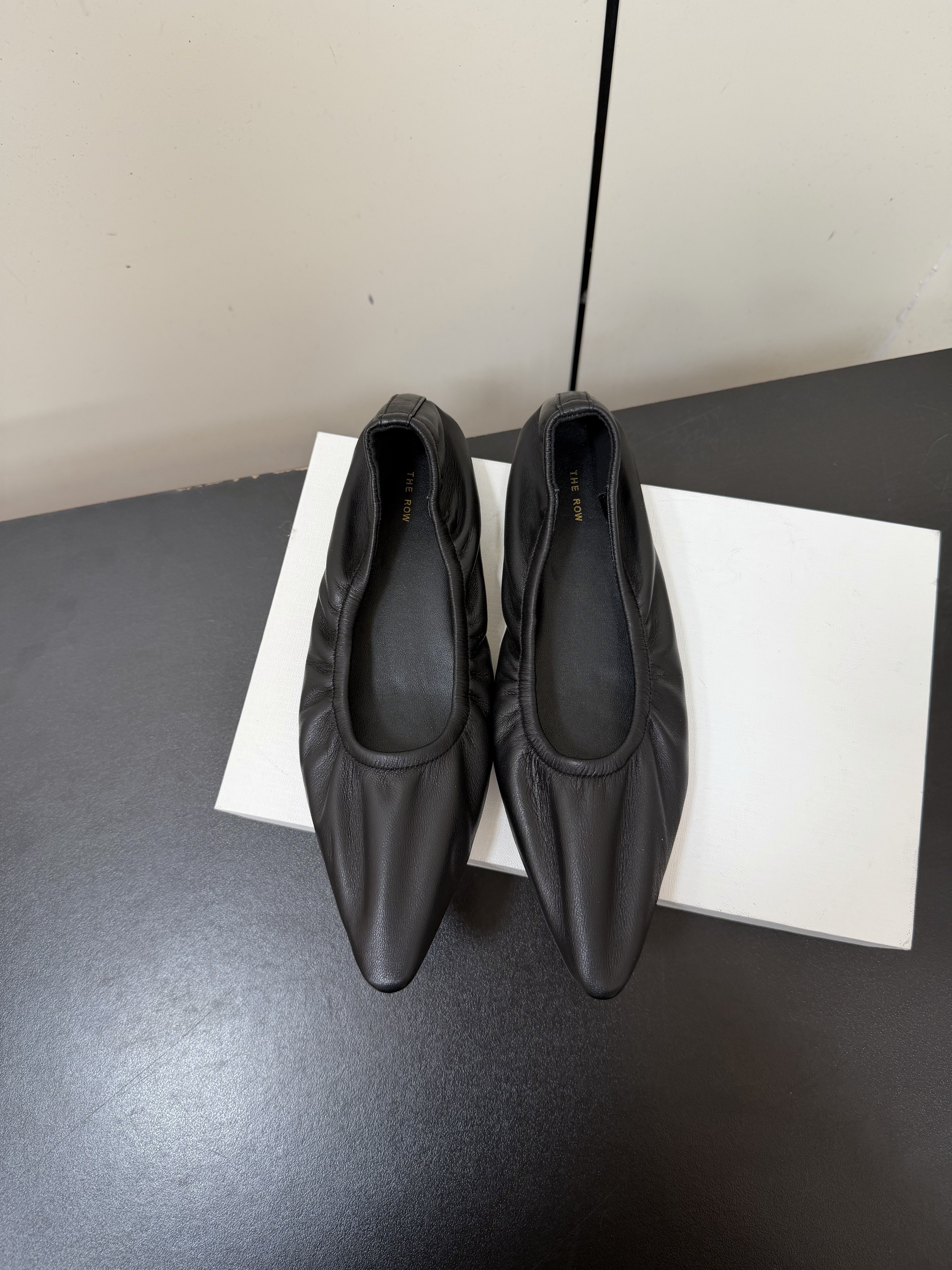 The Row Soft Lambskin Ballet Flats