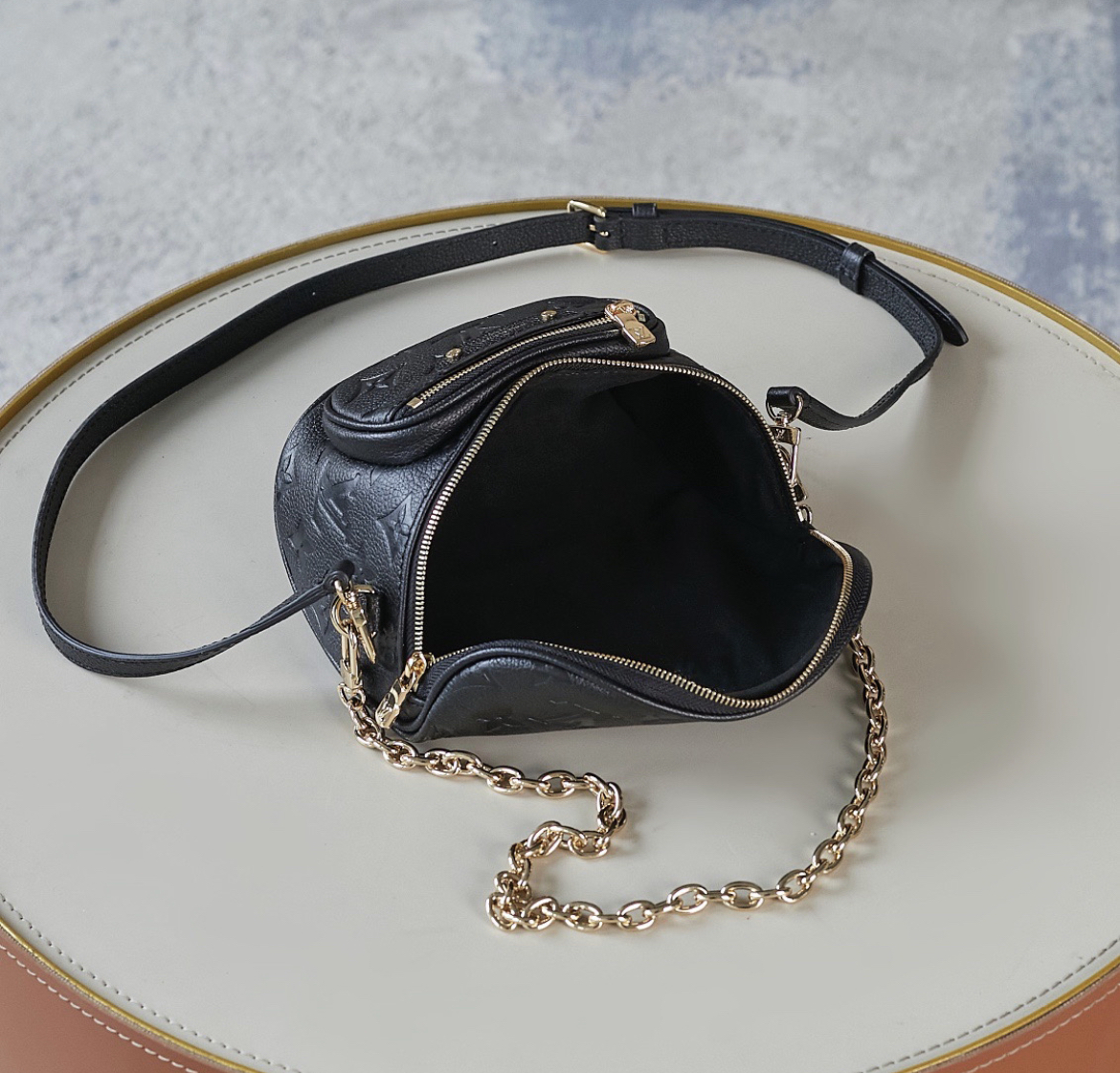 Louis Vuitton LV mini belt bag mini cowhide belt bag