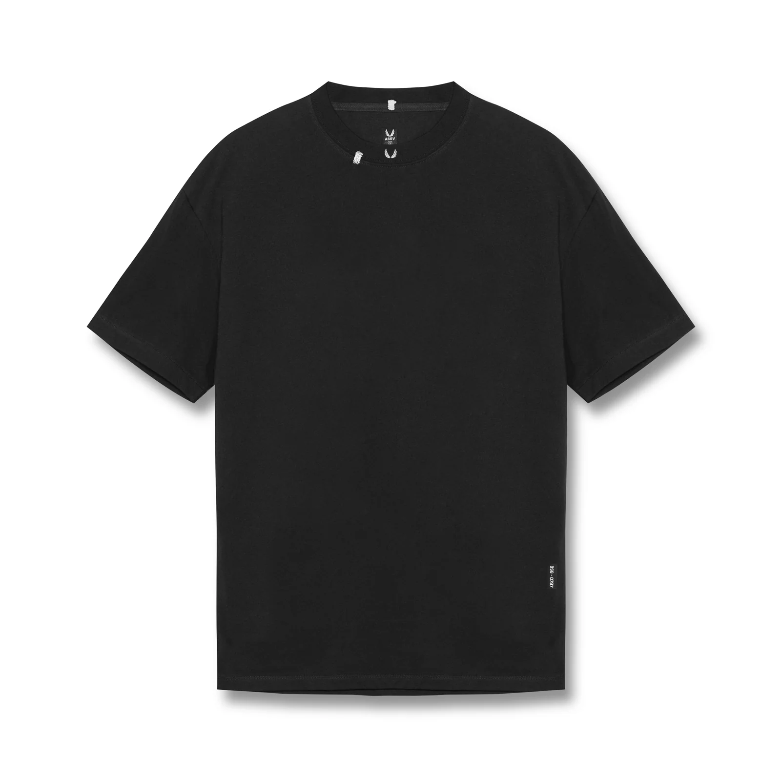 0797. Tech Essential Relaxed Tee - Black