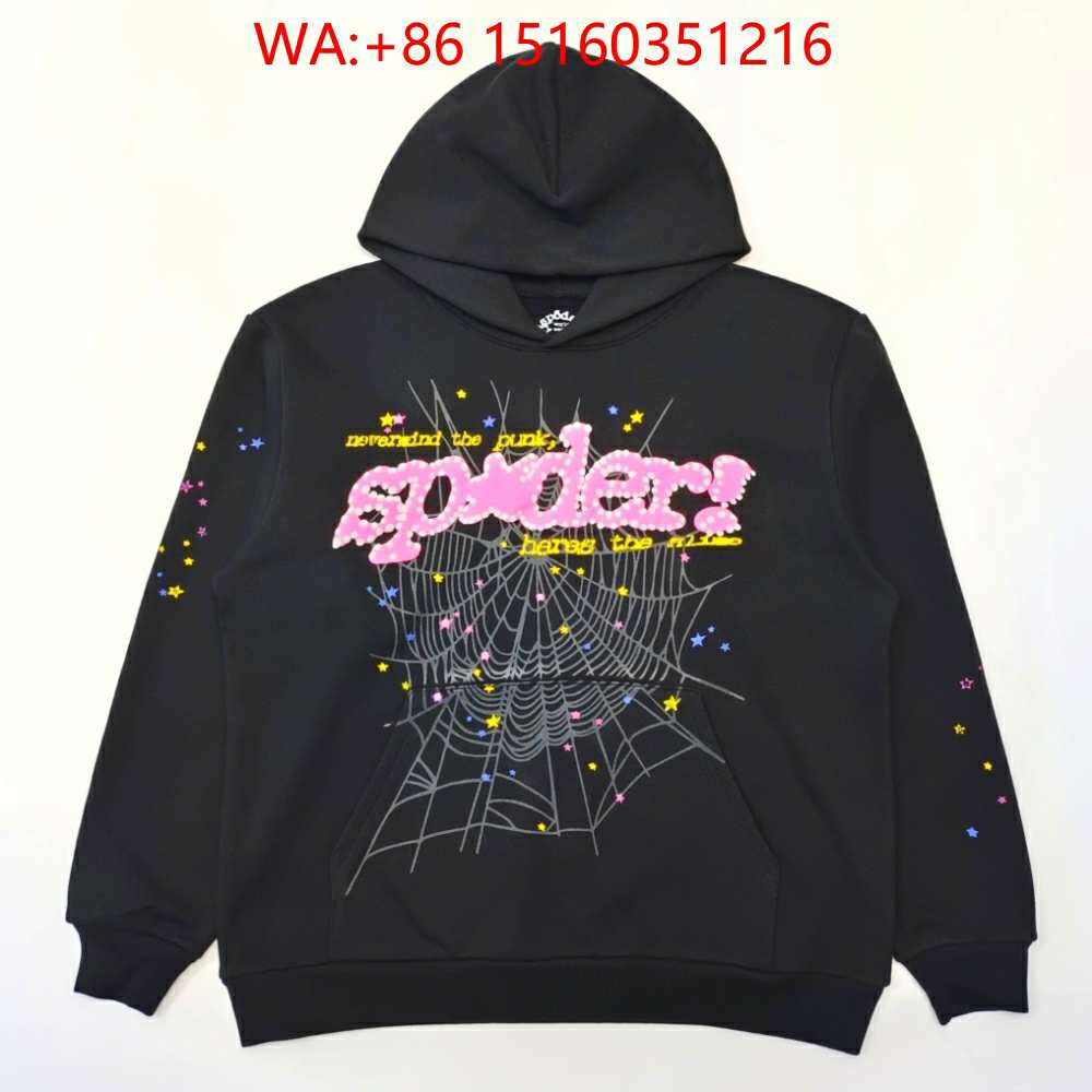 1:1 SP5DER WORLDWIDE Hoodie and Sweatpant 02 Collection for men, Streetwear Tracksuit