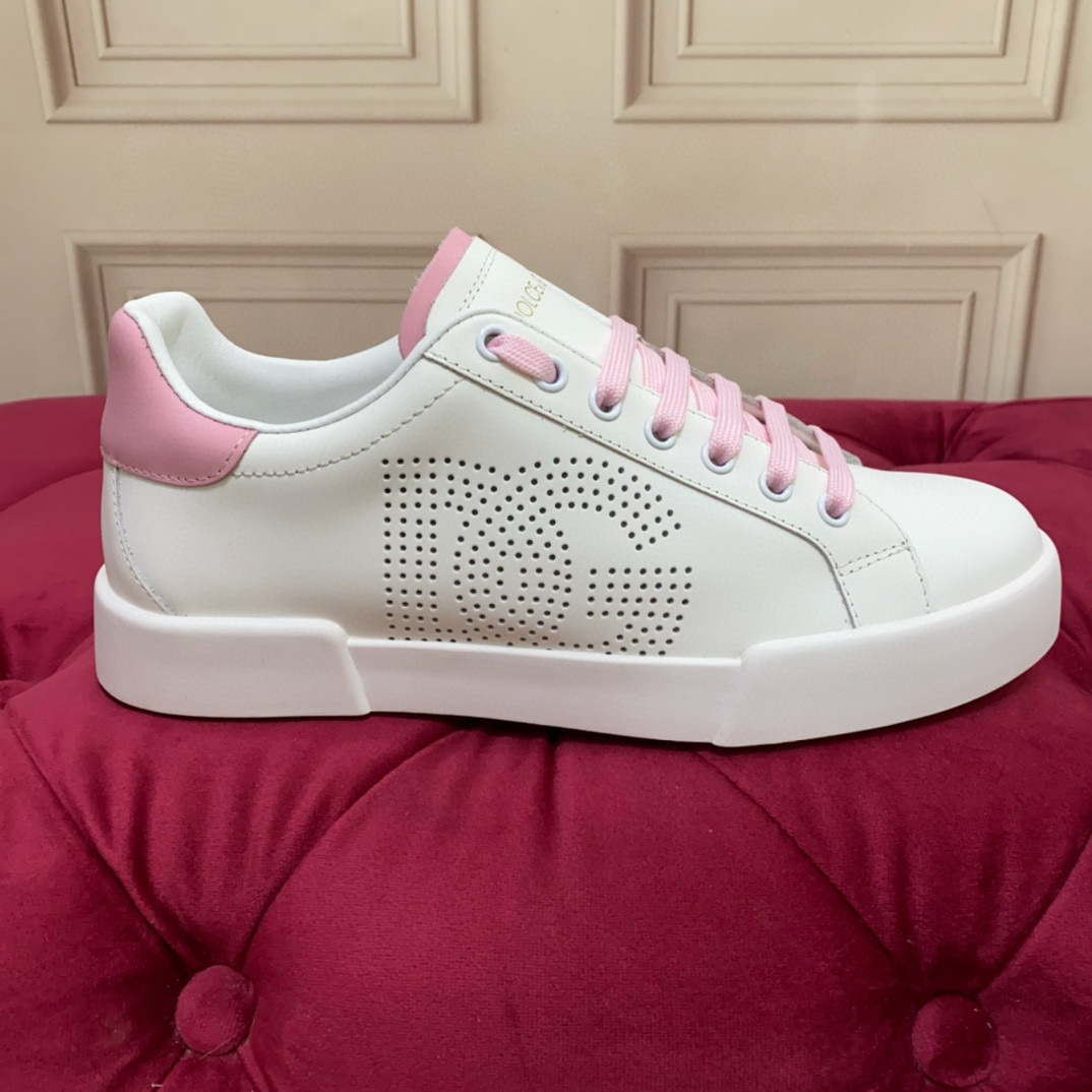 D&G Women's Leather Sneakers