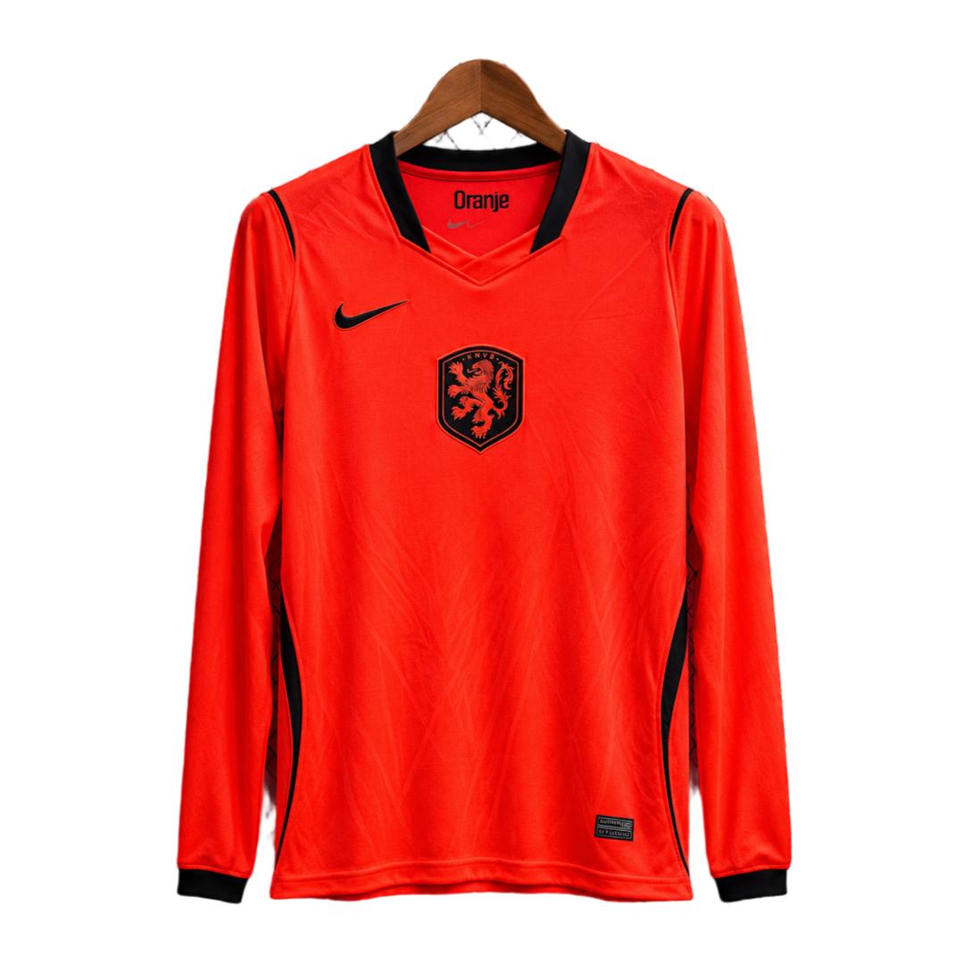 Netherlands 2026 World Cup Home Jersey Long Sleeves S-4XL Fan Version