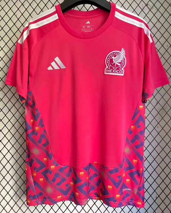 2026 Mexico Pink  Goalkeeper Jersey S-4XL