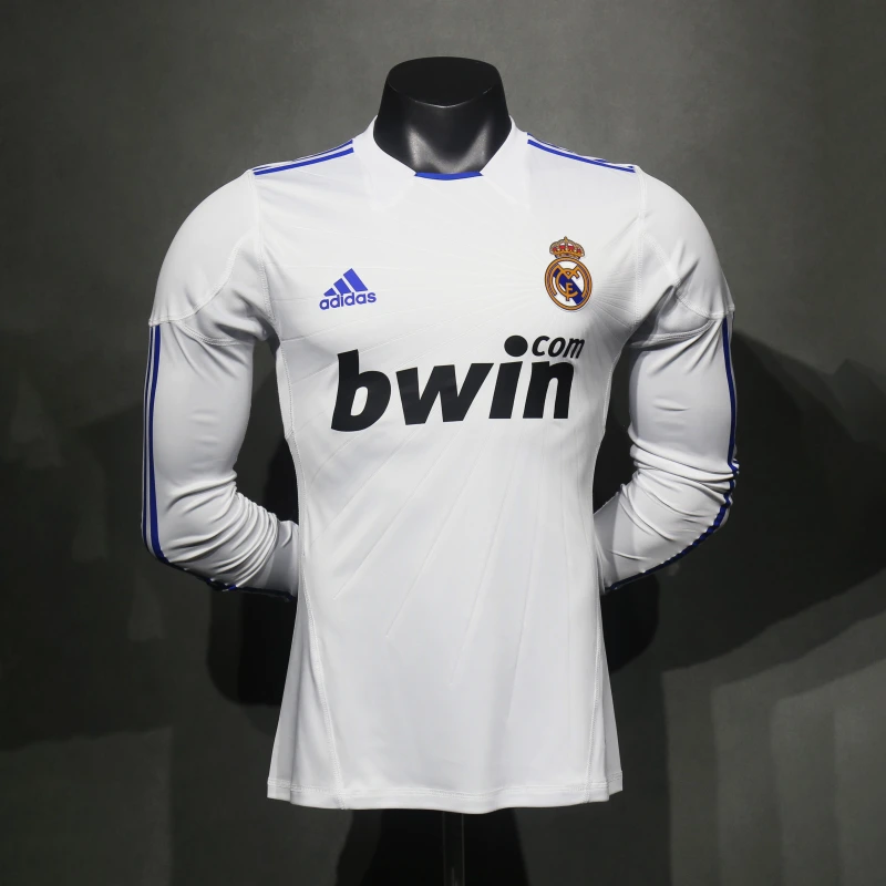 Retro 10-11 Real Madrid home Long sleeve Player version