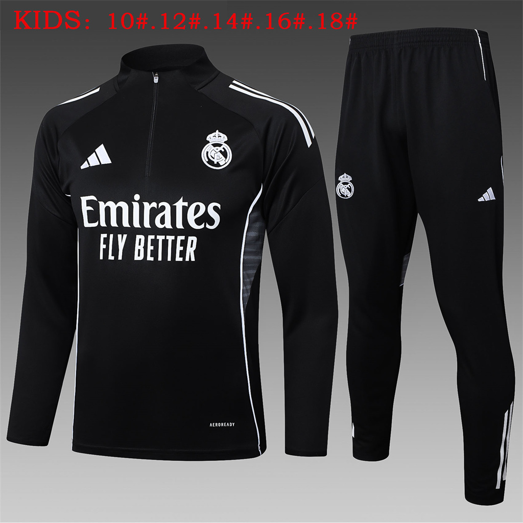 Real Madrid Kids Training Suit 25/26 | Soc Jersey - Premium Football Jersey