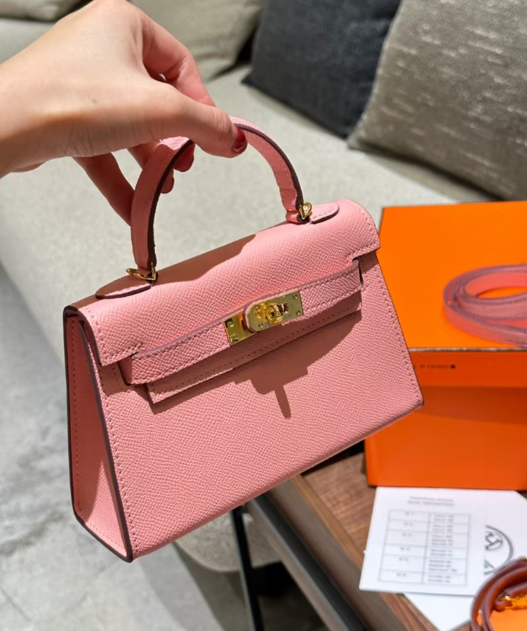 Hermes mini kelly Handbag