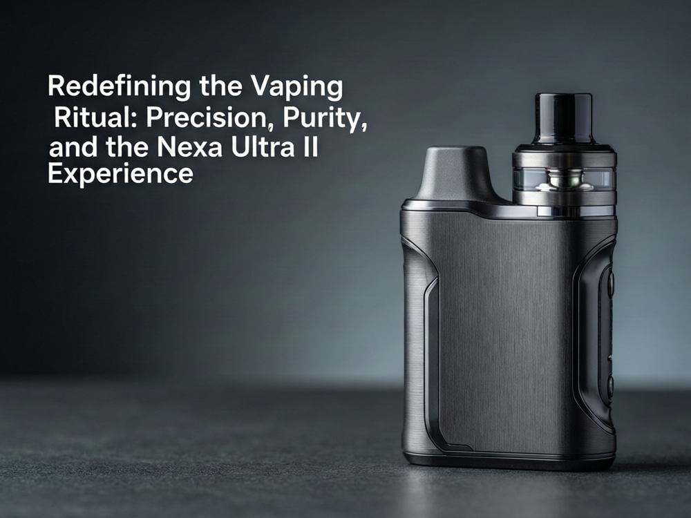 Redefining the Vaping Ritual: Precision, Purity, and the Nexa Ultra II Experience