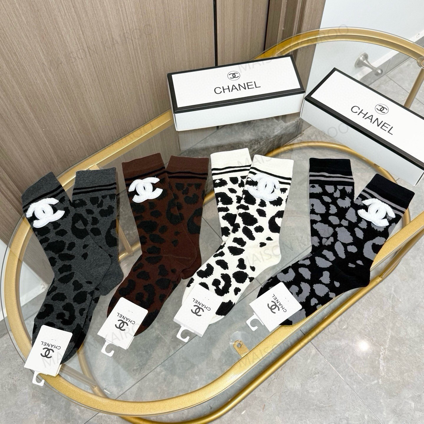 Chanel Socks 4-Pack - KAIROO