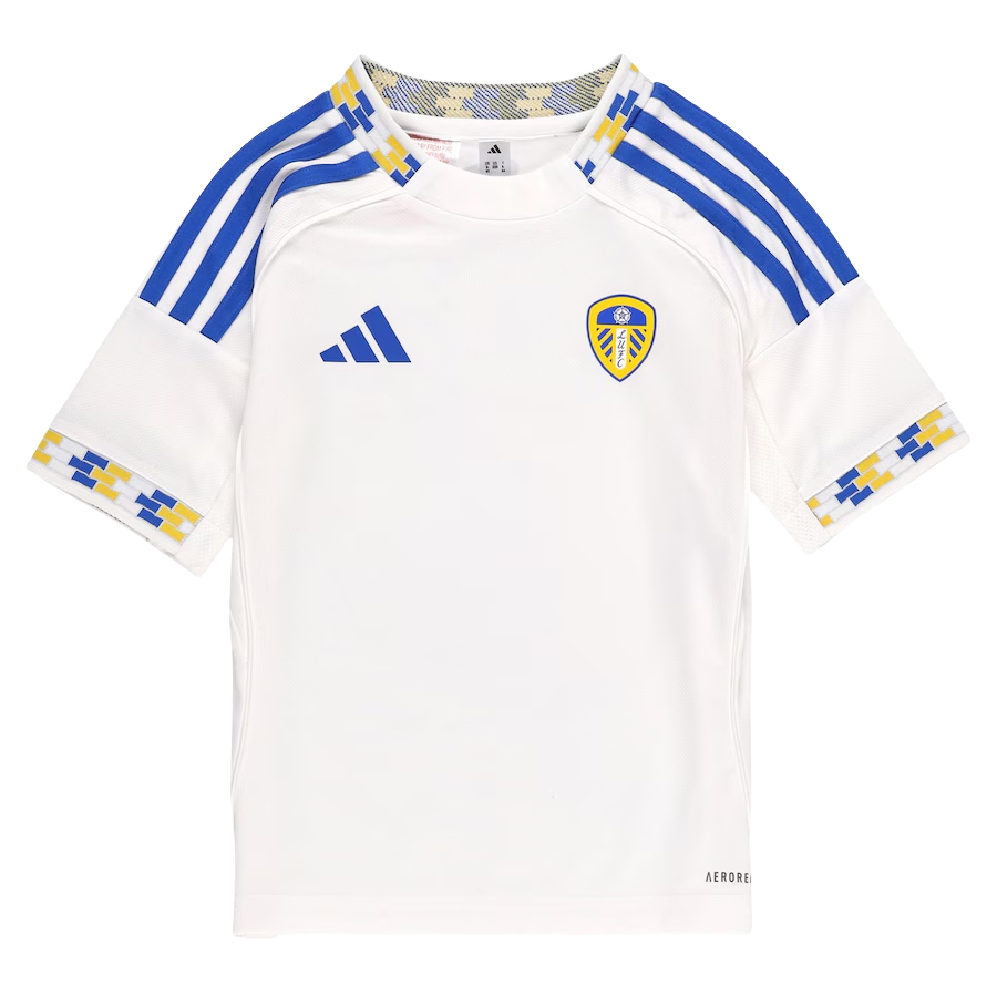 Kids Leeds United Home Kits 2025-26 (Jersey+Shorts)