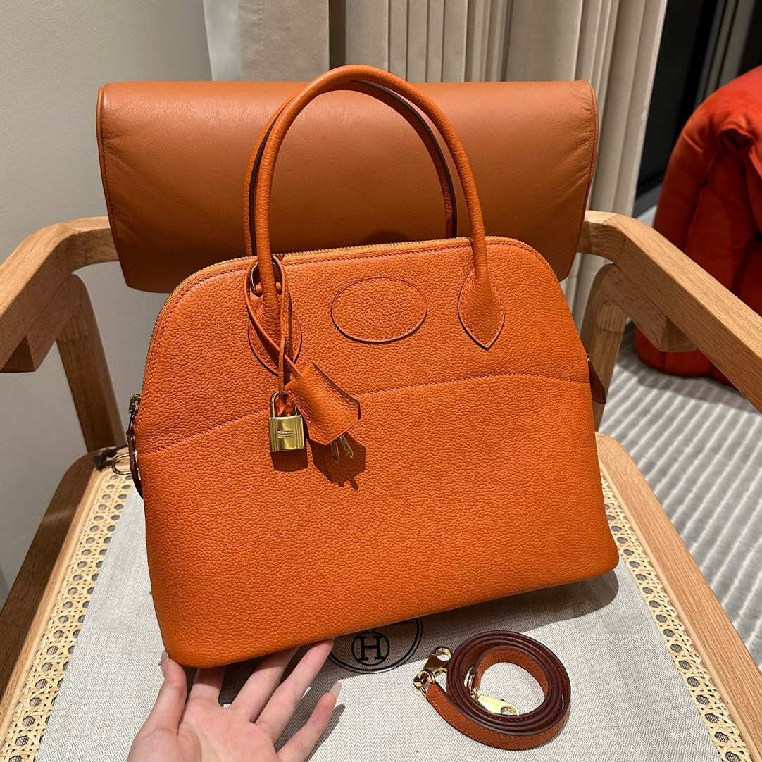 Hermes Orange Clemence Bolide 31