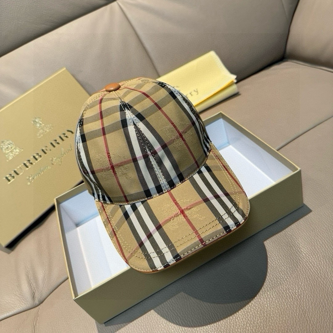 Burberry Check Baseball Cap